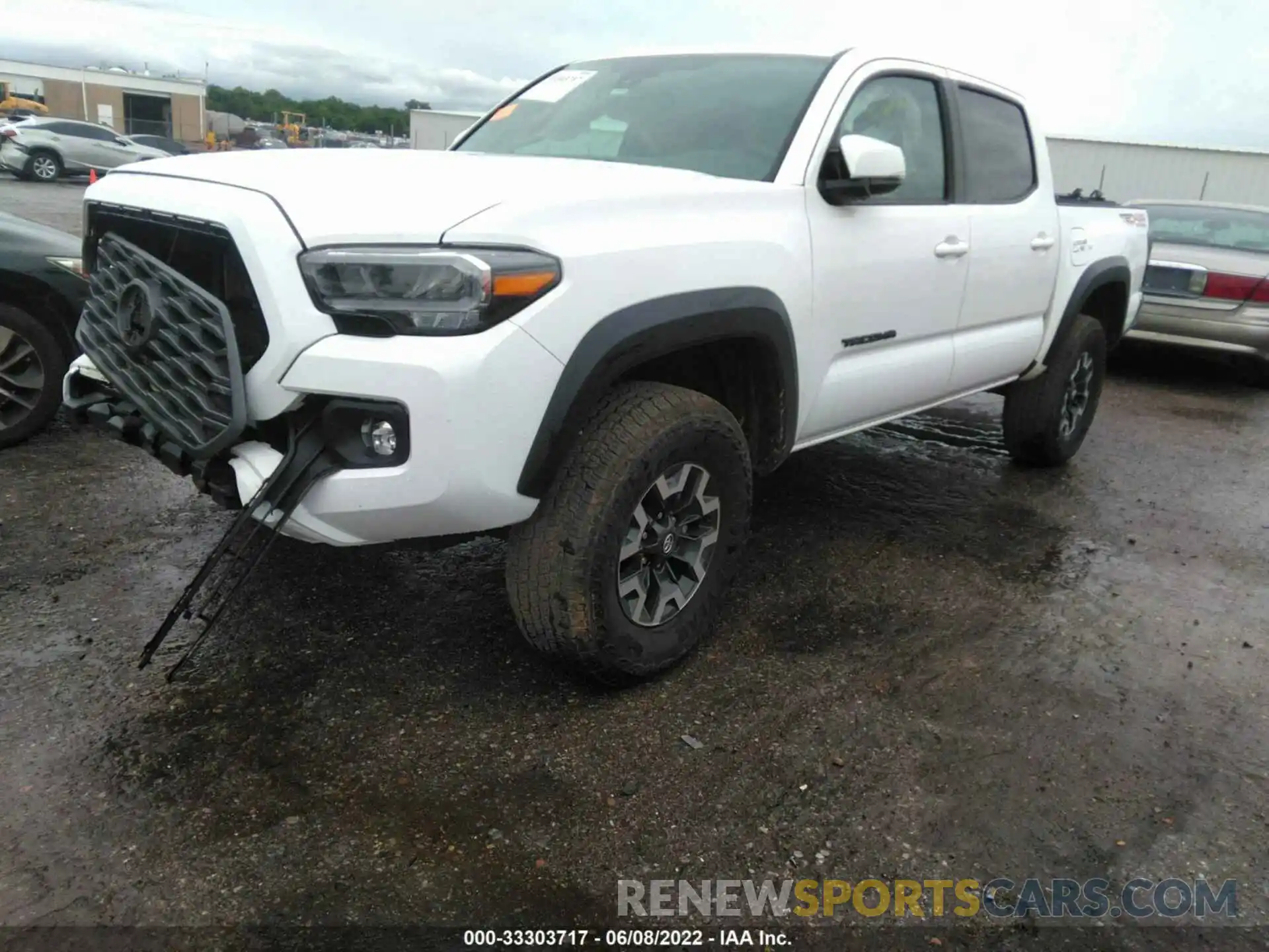 2 Photograph of a damaged car 3TMCZ5AN7NM454891 TOYOTA TACOMA 4WD 2022