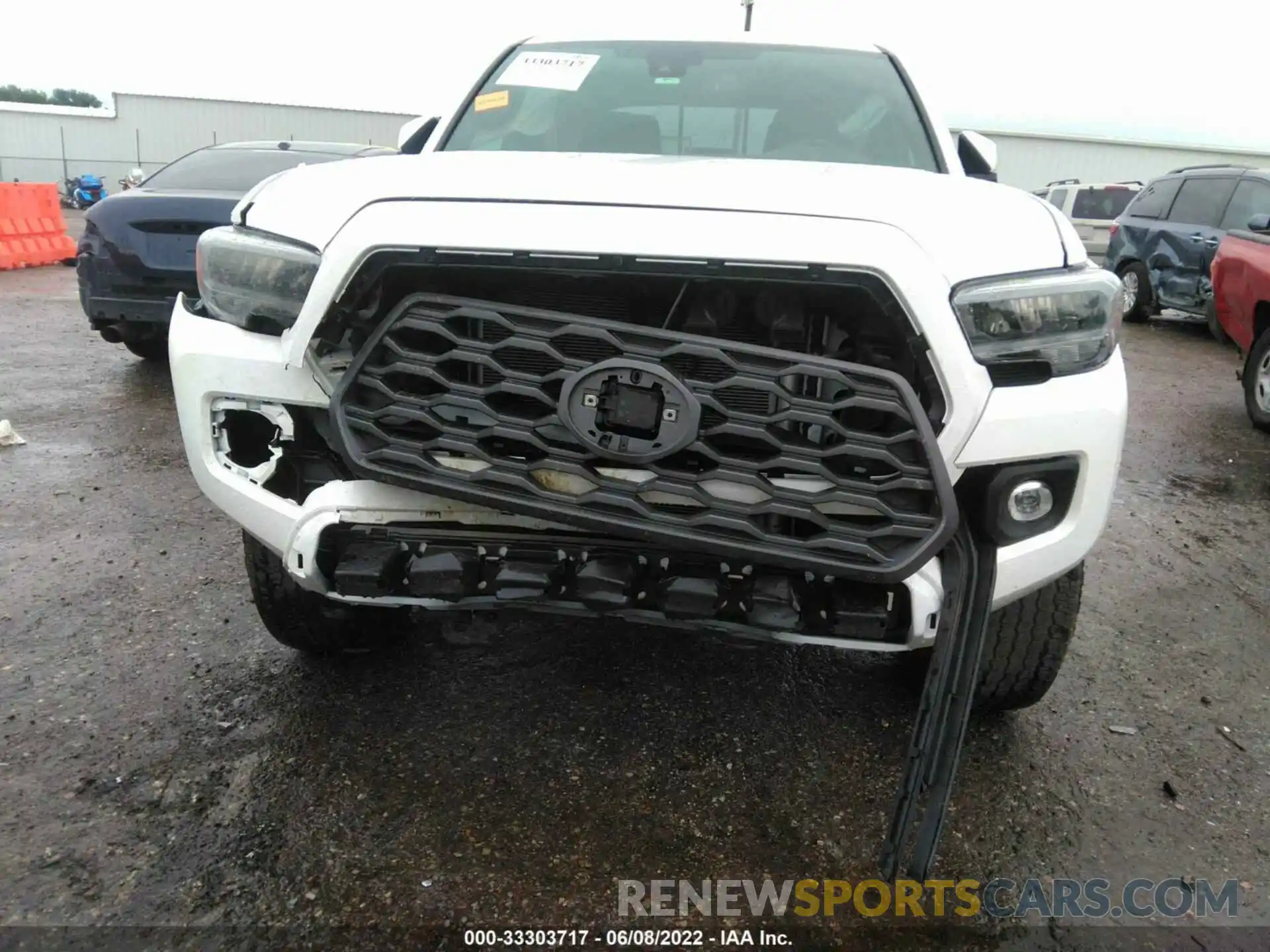 6 Photograph of a damaged car 3TMCZ5AN7NM454891 TOYOTA TACOMA 4WD 2022