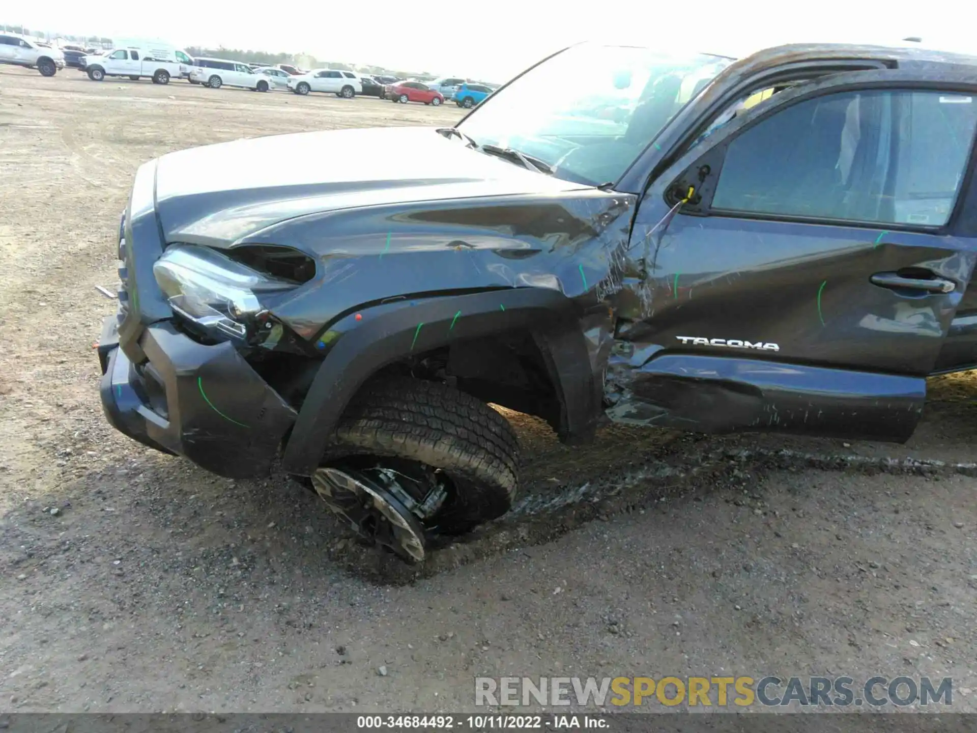 6 Photograph of a damaged car 3TMCZ5AN7NM475028 TOYOTA TACOMA 4WD 2022