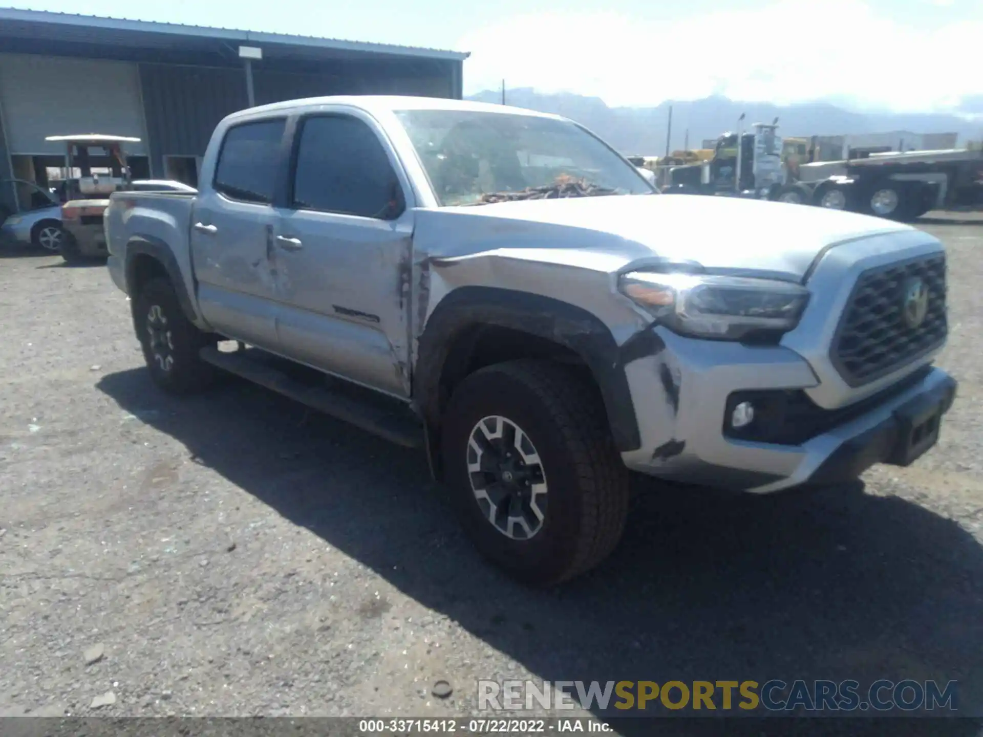 6 Photograph of a damaged car 3TMCZ5AN8NM456679 TOYOTA TACOMA 4WD 2022