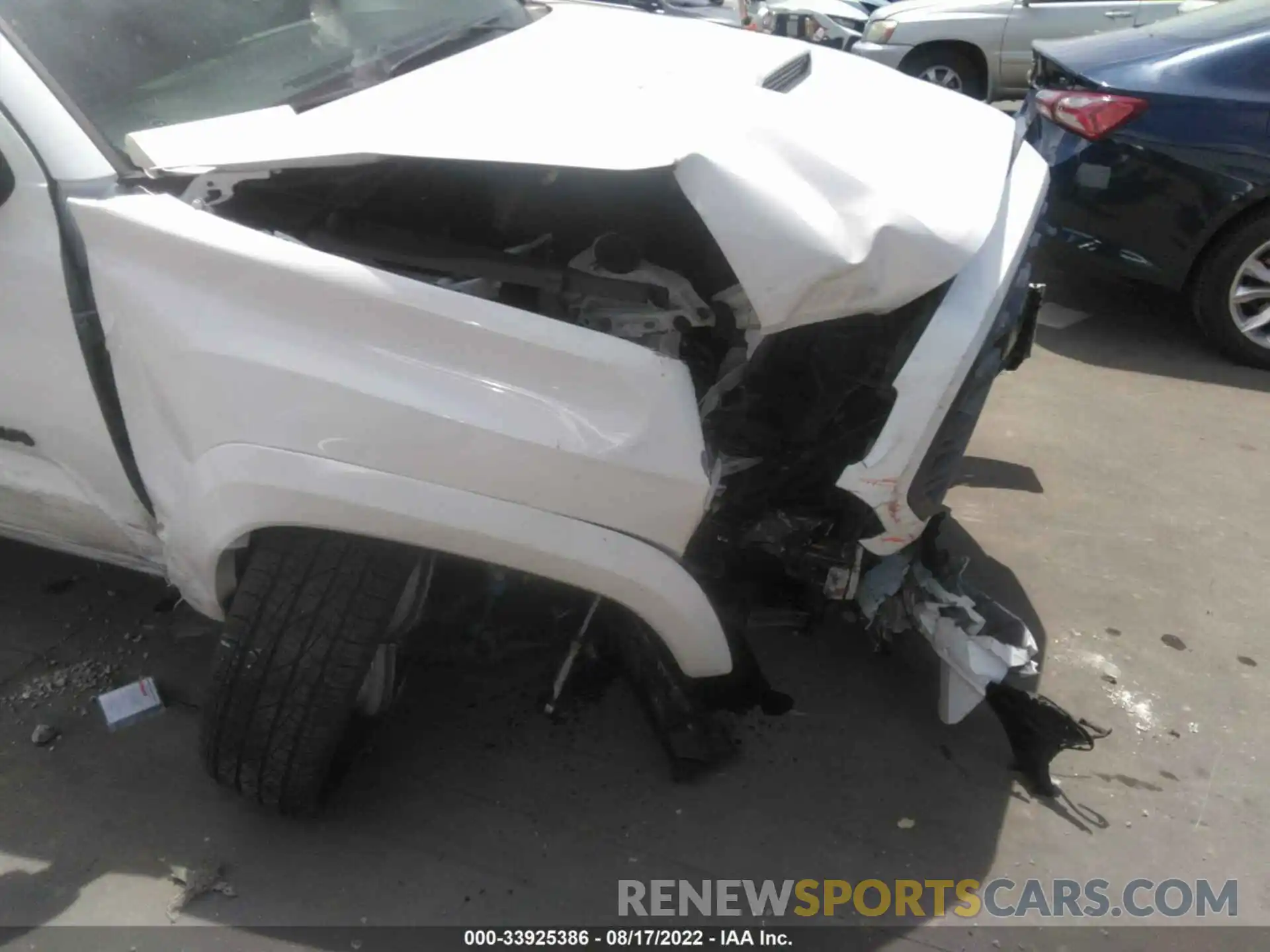 6 Photograph of a damaged car 3TMCZ5AN8NM458447 TOYOTA TACOMA 4WD 2022