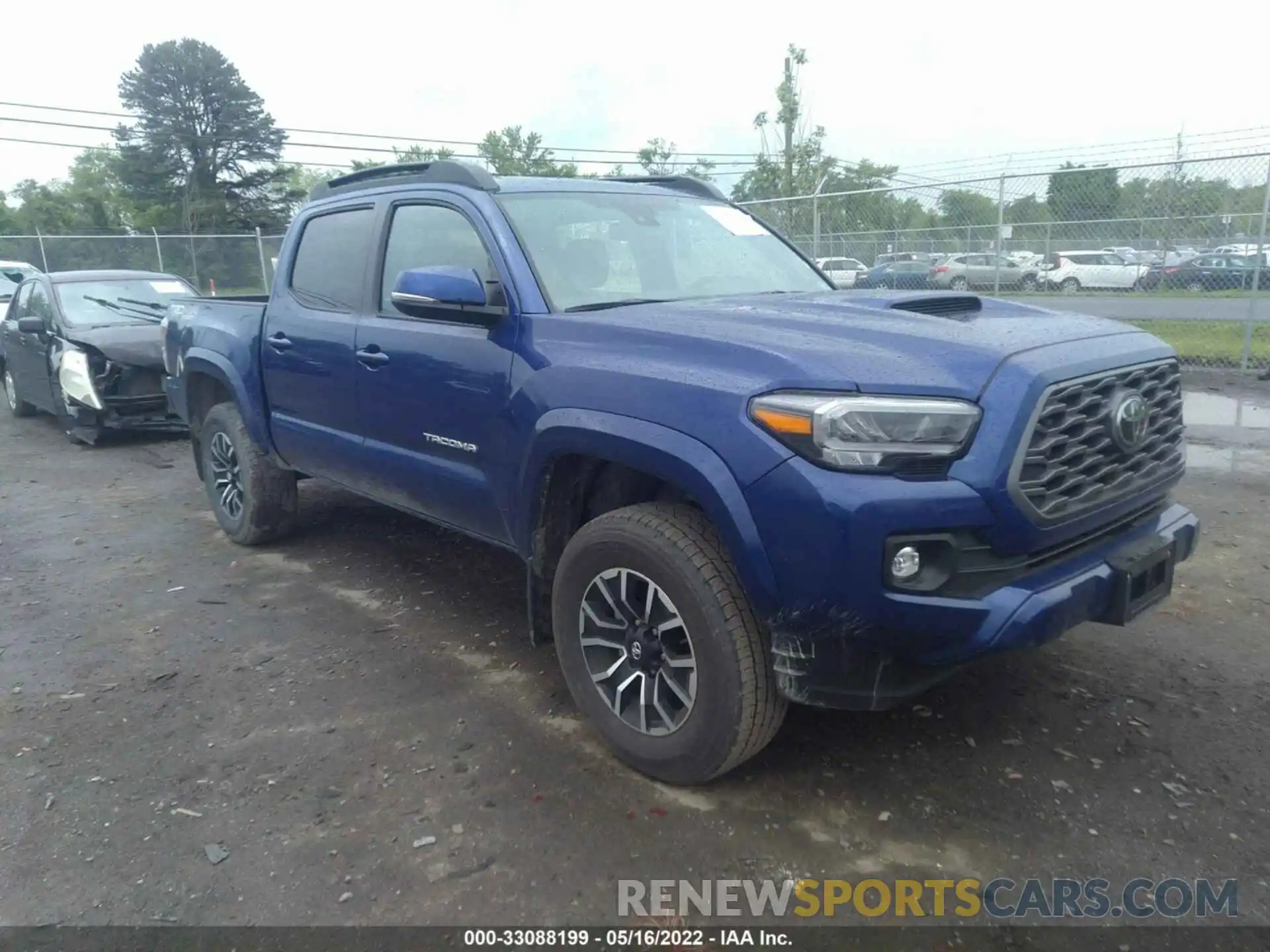 1 Photograph of a damaged car 3TMCZ5AN8NM467911 TOYOTA TACOMA 4WD 2022