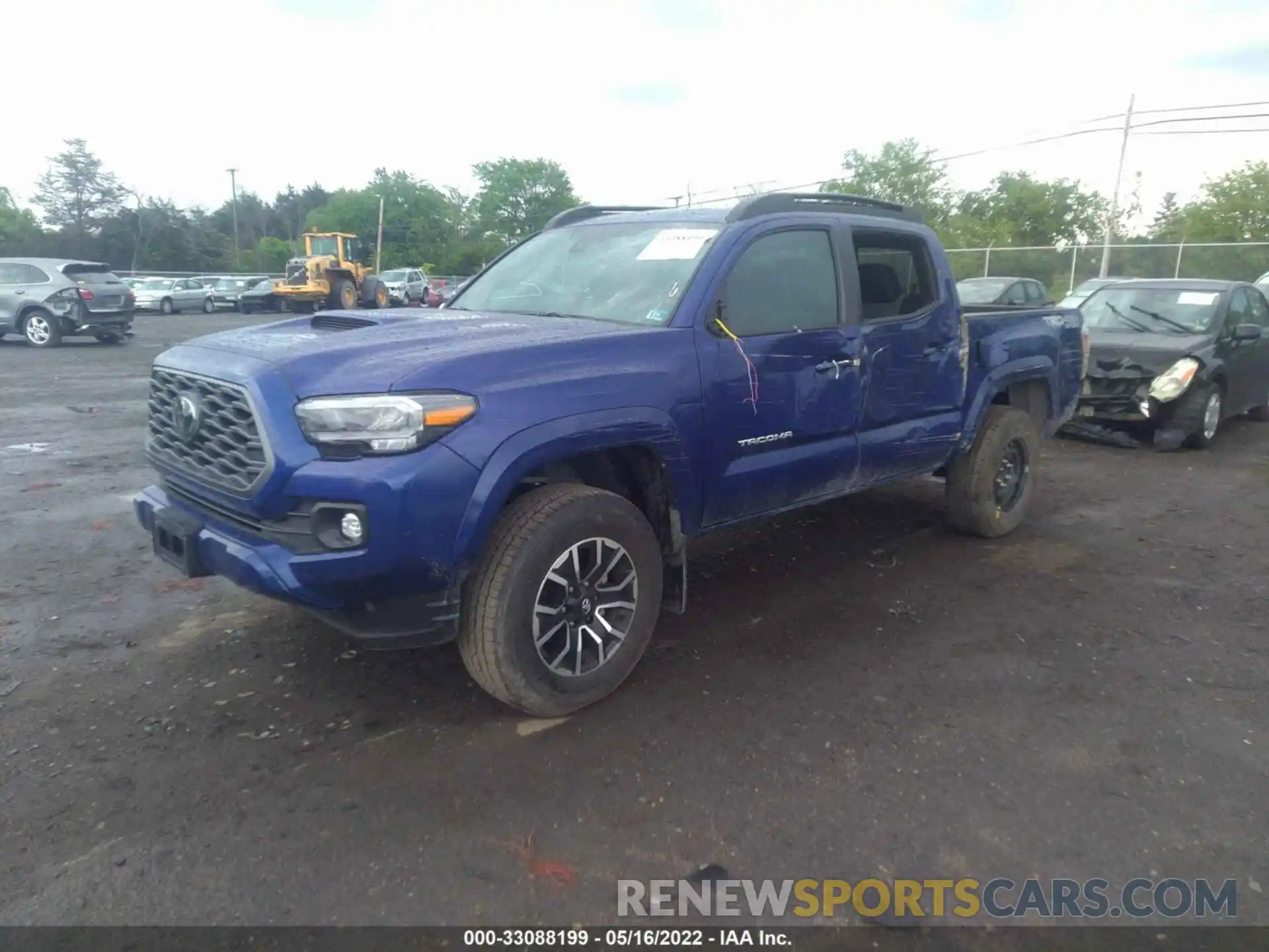 2 Фотография поврежденного автомобиля 3TMCZ5AN8NM467911 TOYOTA TACOMA 4WD 2022