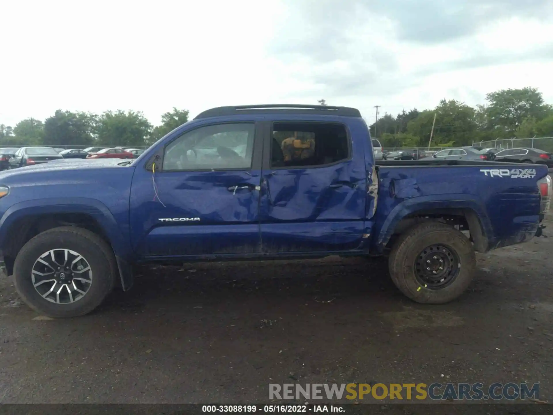 6 Фотография поврежденного автомобиля 3TMCZ5AN8NM467911 TOYOTA TACOMA 4WD 2022