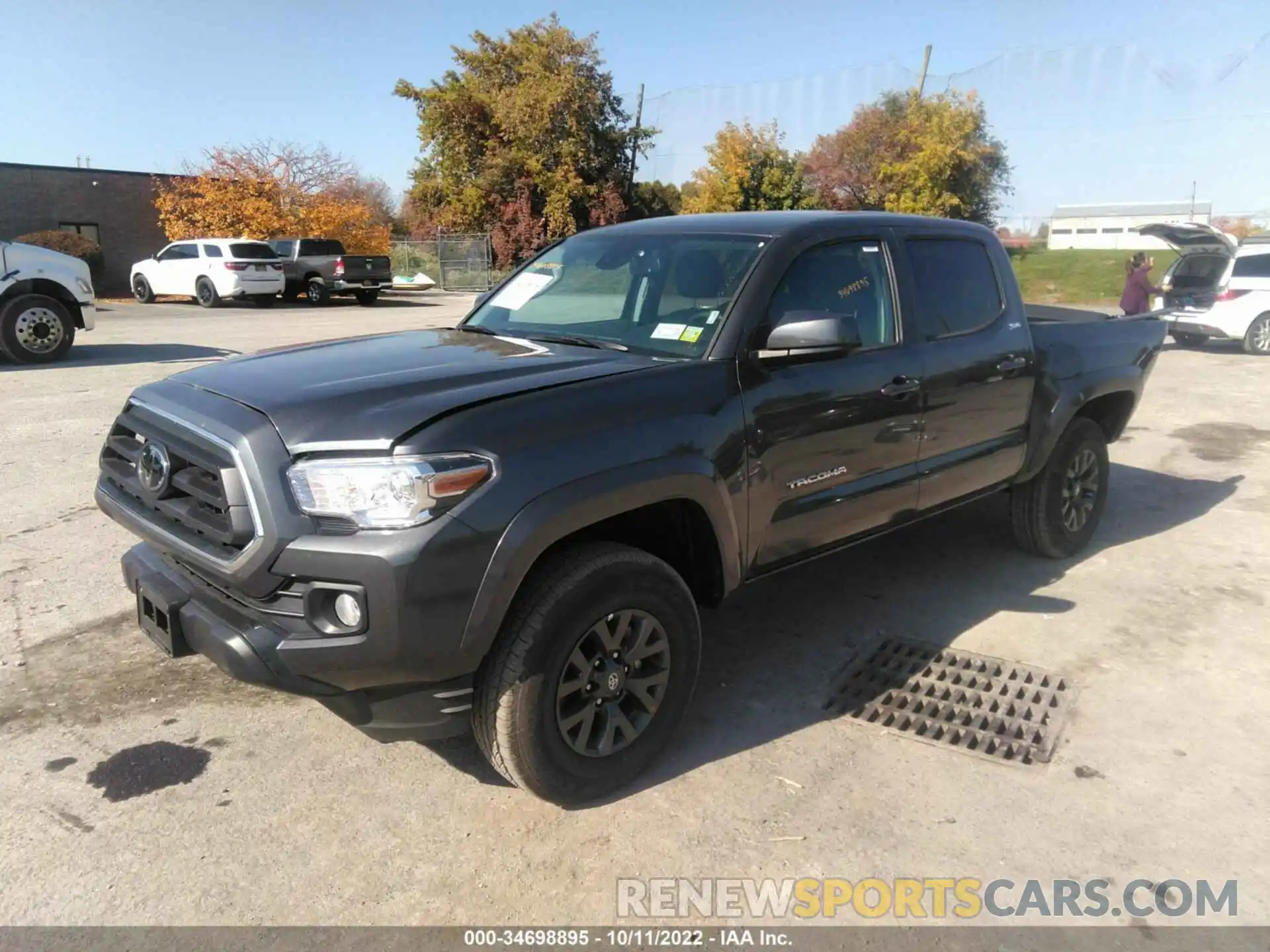 2 Фотография поврежденного автомобиля 3TMCZ5AN8NM511017 TOYOTA TACOMA 4WD 2022