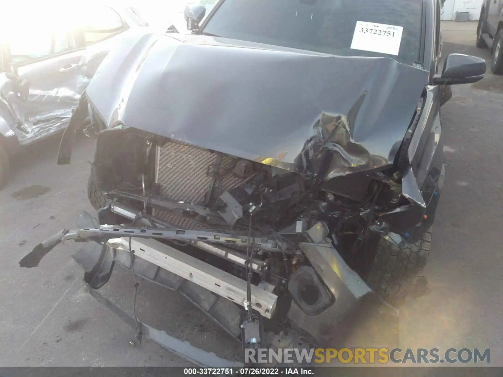 6 Photograph of a damaged car 3TMCZ5AN9NM487746 TOYOTA TACOMA 4WD 2022