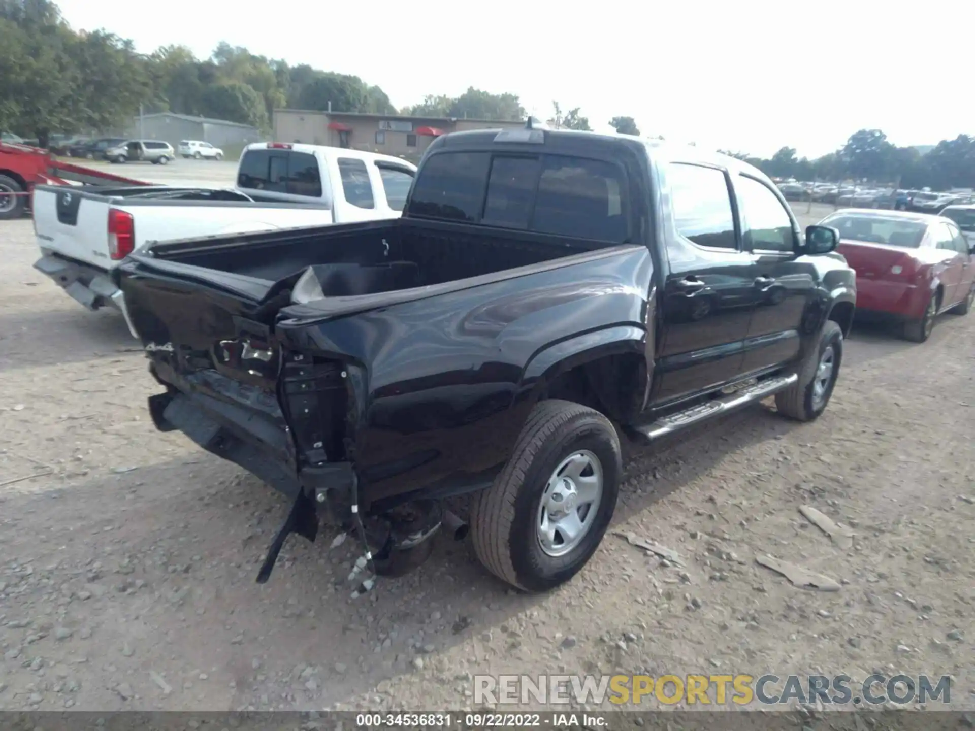 4 Фотография поврежденного автомобиля 3TMCZ5ANXNM453587 TOYOTA TACOMA 4WD 2022