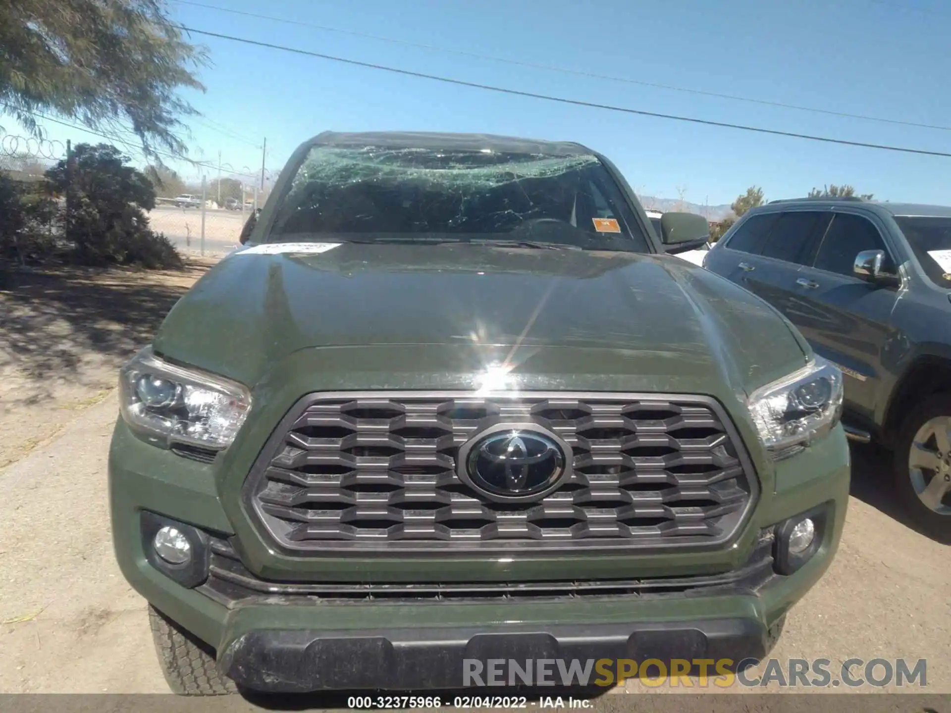 6 Photograph of a damaged car 3TMCZ5ANXNM455257 TOYOTA TACOMA 4WD 2022