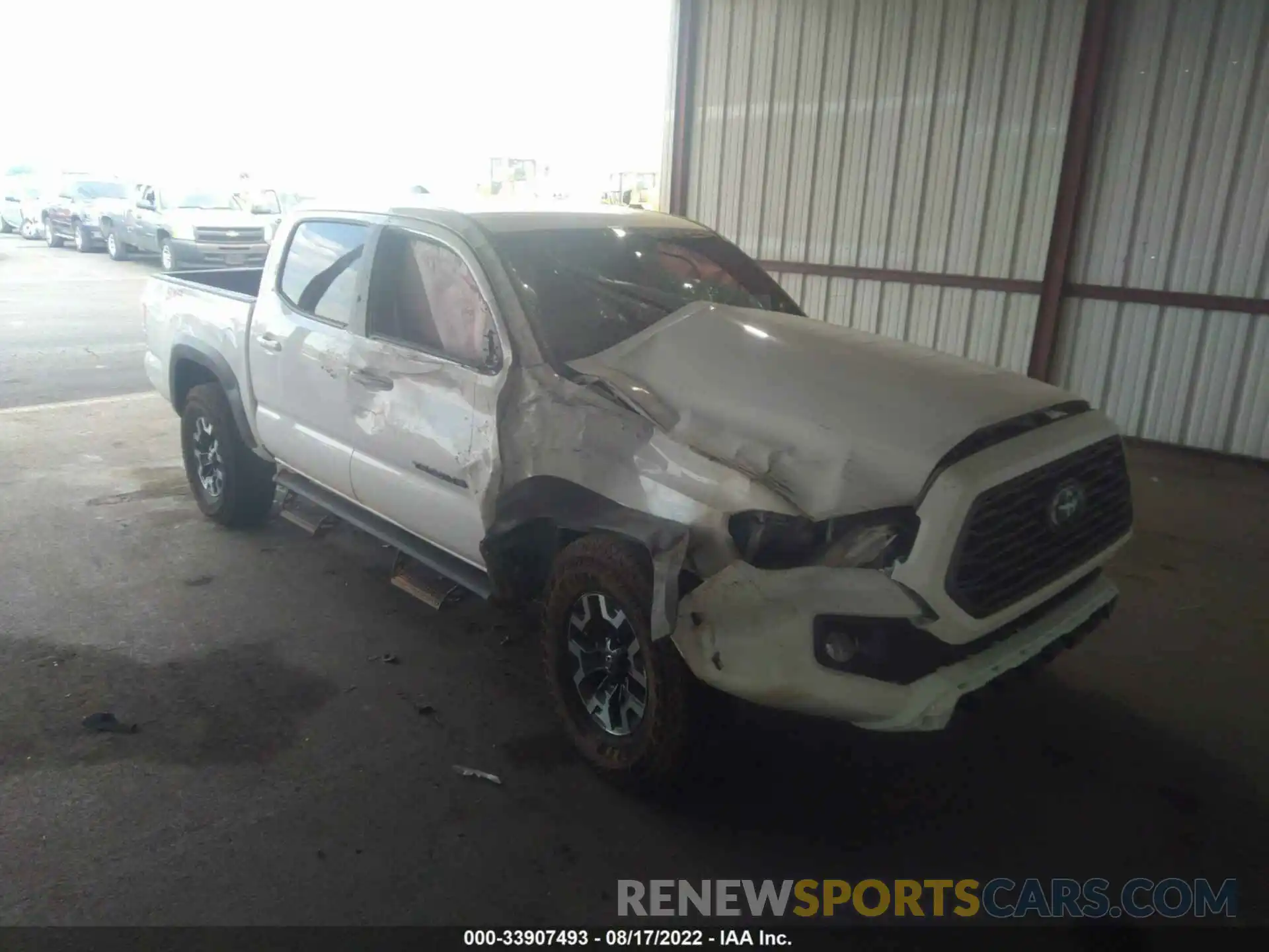 1 Photograph of a damaged car 3TMCZ5ANXNM473080 TOYOTA TACOMA 4WD 2022