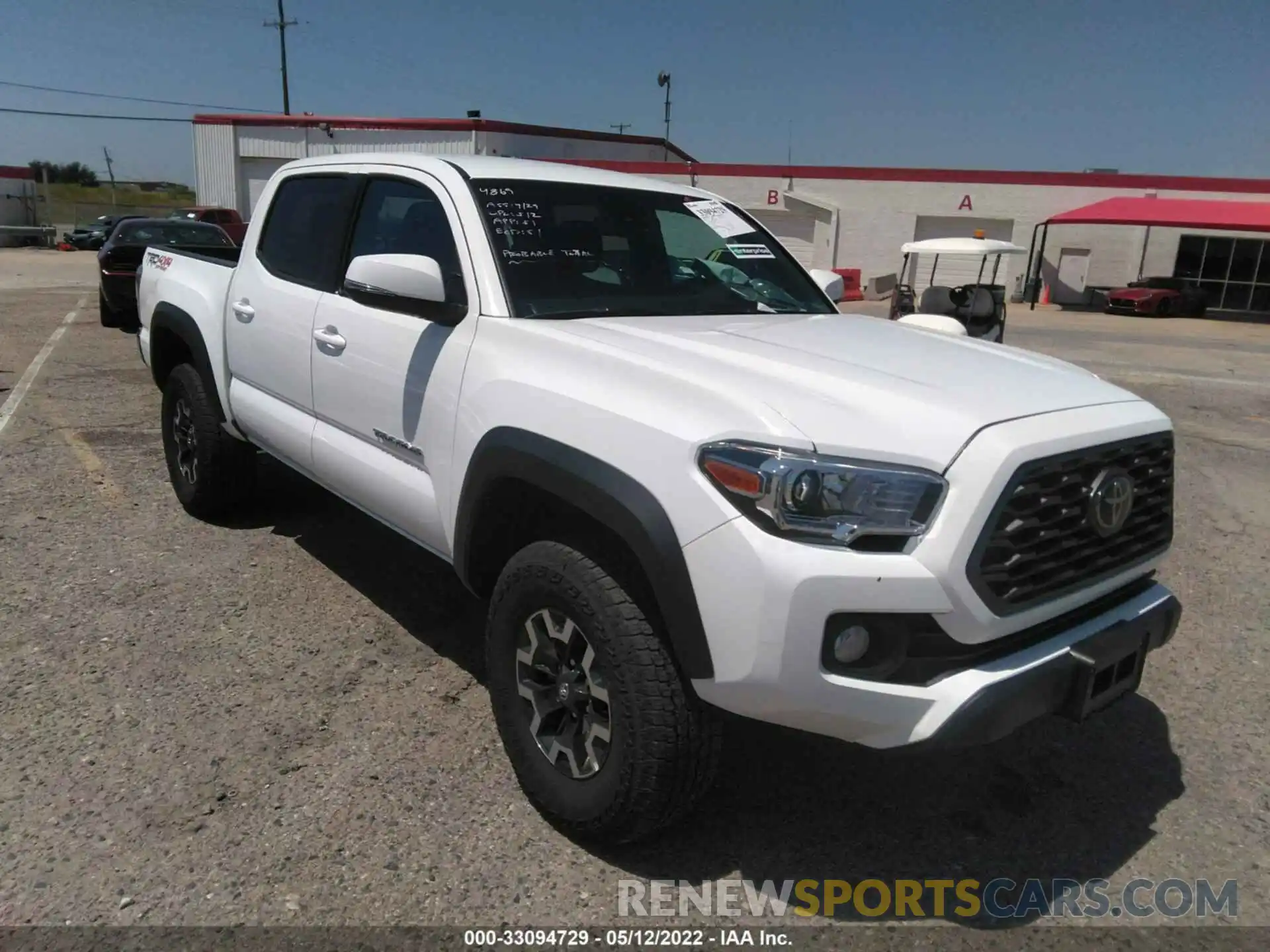 1 Photograph of a damaged car 3TMCZ5ANXNM476495 TOYOTA TACOMA 4WD 2022