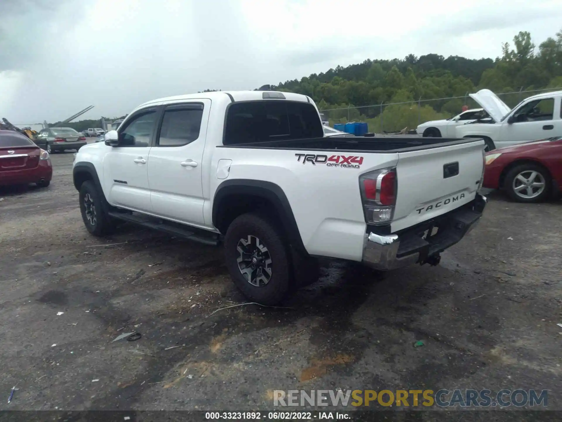 3 Photograph of a damaged car 3TMCZ5ANXNM481101 TOYOTA TACOMA 4WD 2022