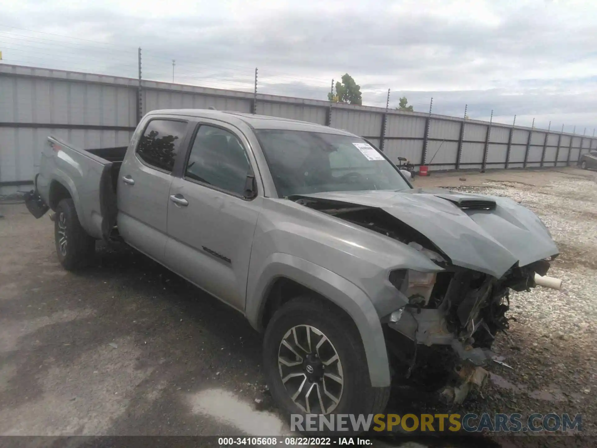 1 Photograph of a damaged car 3TMDZ5BN0NM129499 TOYOTA TACOMA 4WD 2022