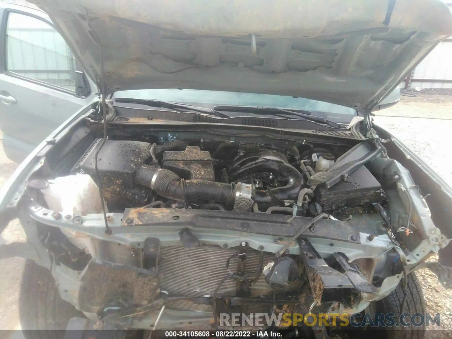 10 Photograph of a damaged car 3TMDZ5BN0NM129499 TOYOTA TACOMA 4WD 2022