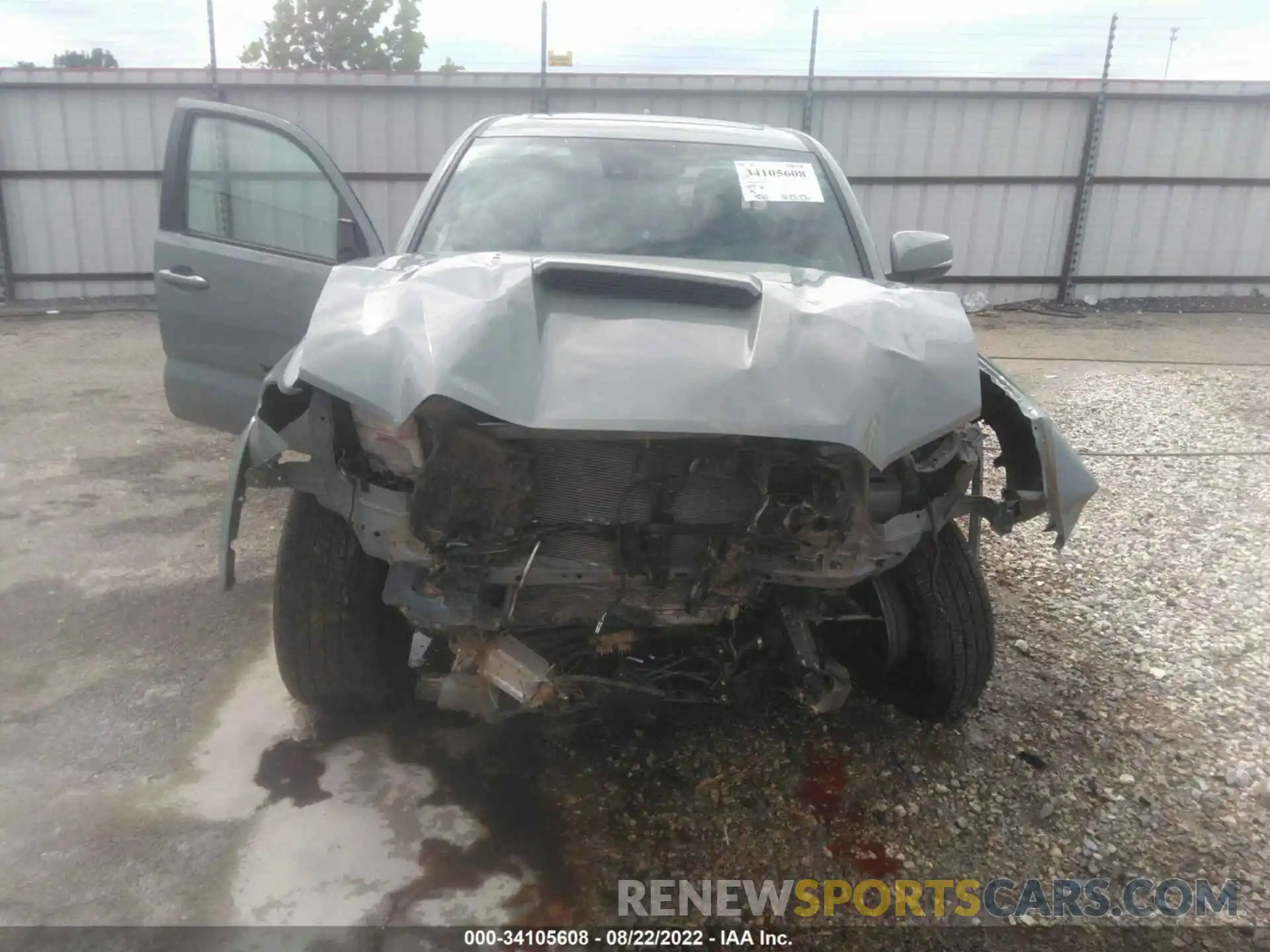 6 Photograph of a damaged car 3TMDZ5BN0NM129499 TOYOTA TACOMA 4WD 2022