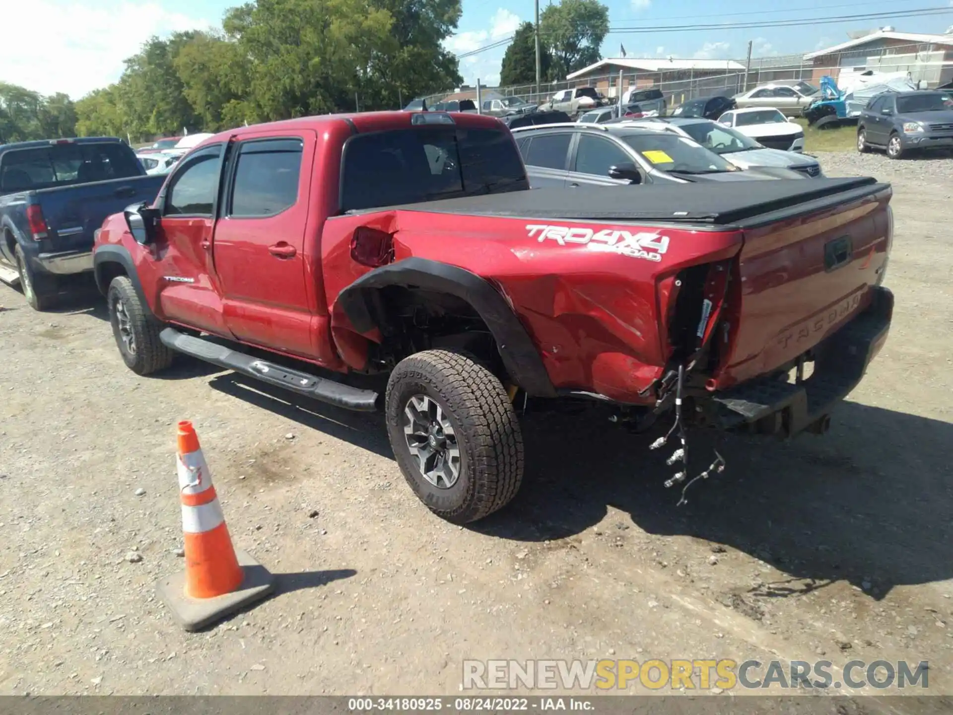 3 Фотография поврежденного автомобиля 3TMDZ5BN0NM133326 TOYOTA TACOMA 4WD 2022