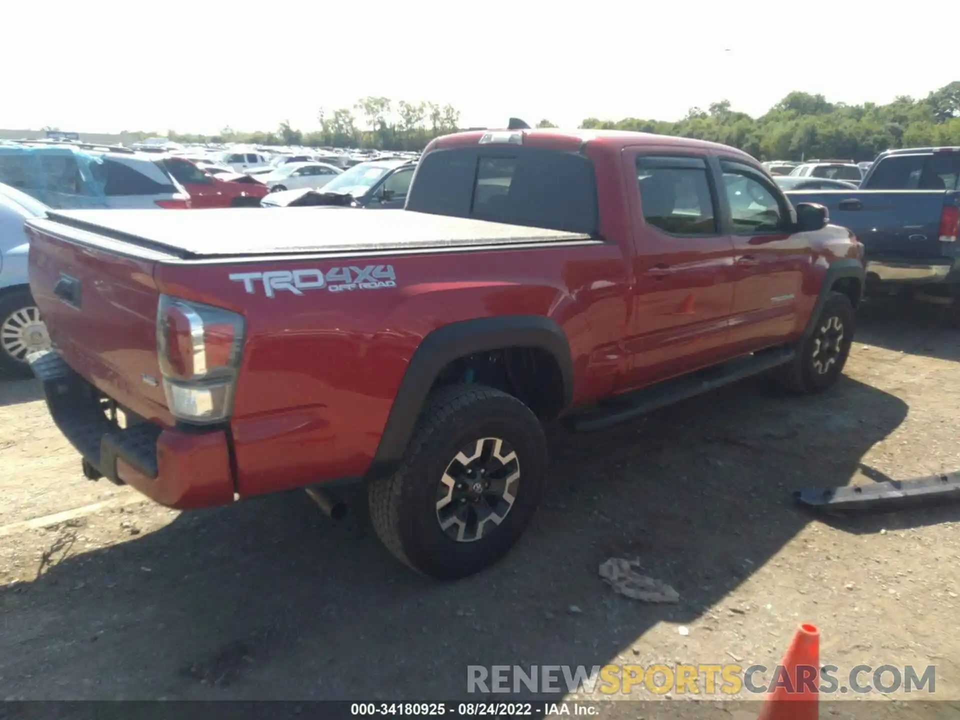 4 Фотография поврежденного автомобиля 3TMDZ5BN0NM133326 TOYOTA TACOMA 4WD 2022