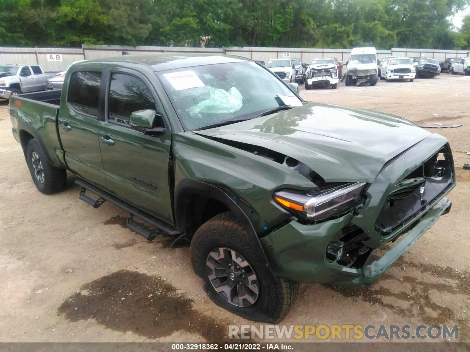 1 Photograph of a damaged car 3TMDZ5BN2NM126779 TOYOTA TACOMA 4WD 2022