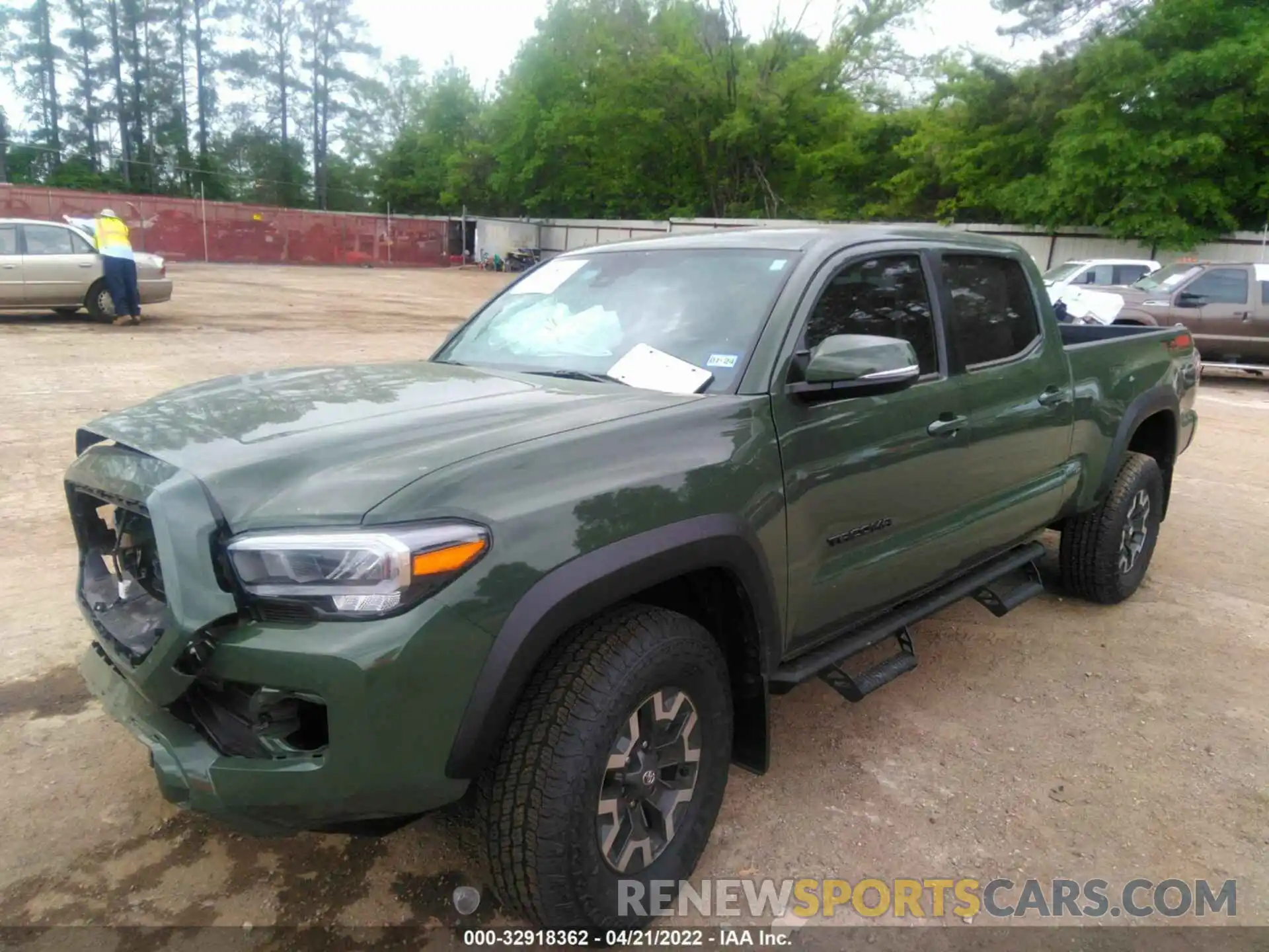 2 Photograph of a damaged car 3TMDZ5BN2NM126779 TOYOTA TACOMA 4WD 2022