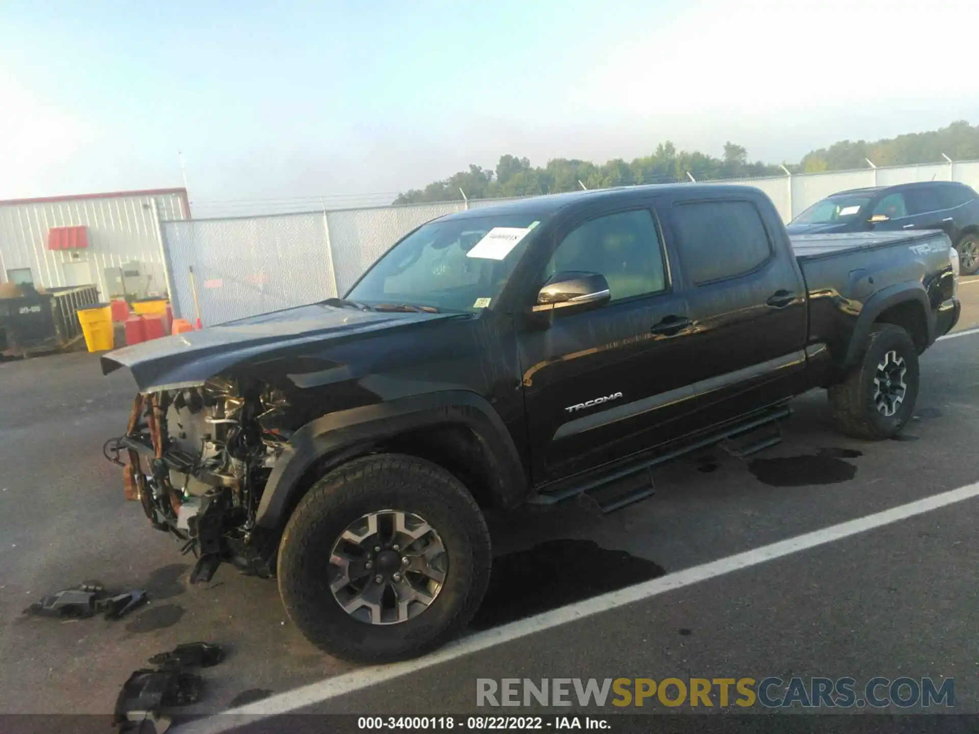 2 Фотография поврежденного автомобиля 3TMDZ5BN3NM122353 TOYOTA TACOMA 4WD 2022