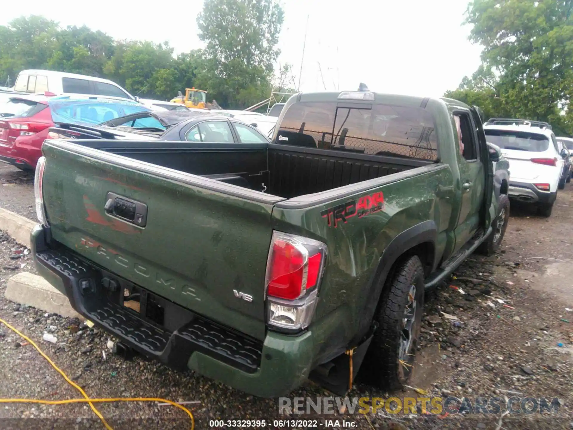 4 Фотография поврежденного автомобиля 3TMDZ5BN3NM127083 TOYOTA TACOMA 4WD 2022