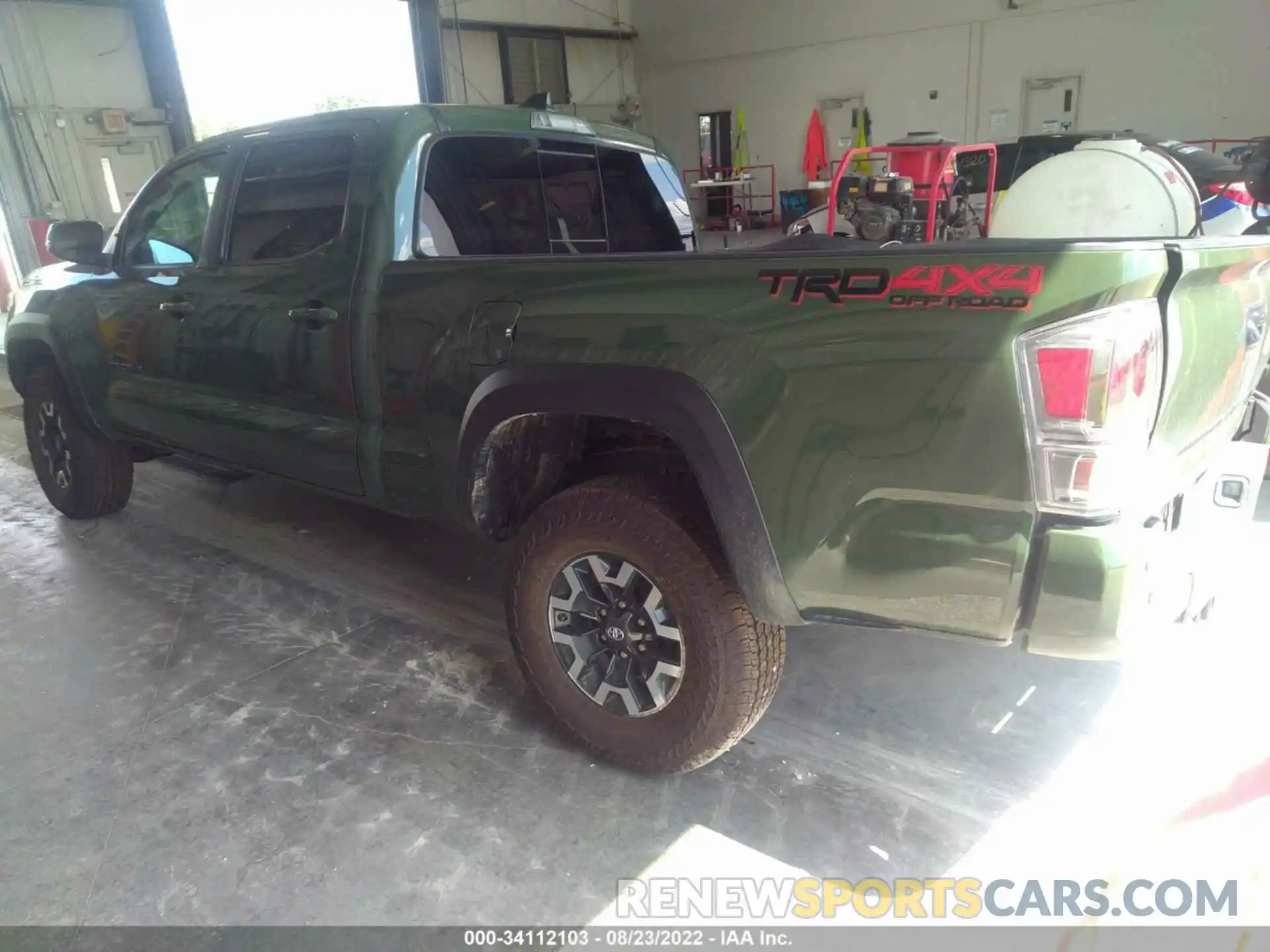 3 Photograph of a damaged car 3TMDZ5BN5NM127179 TOYOTA TACOMA 4WD 2022