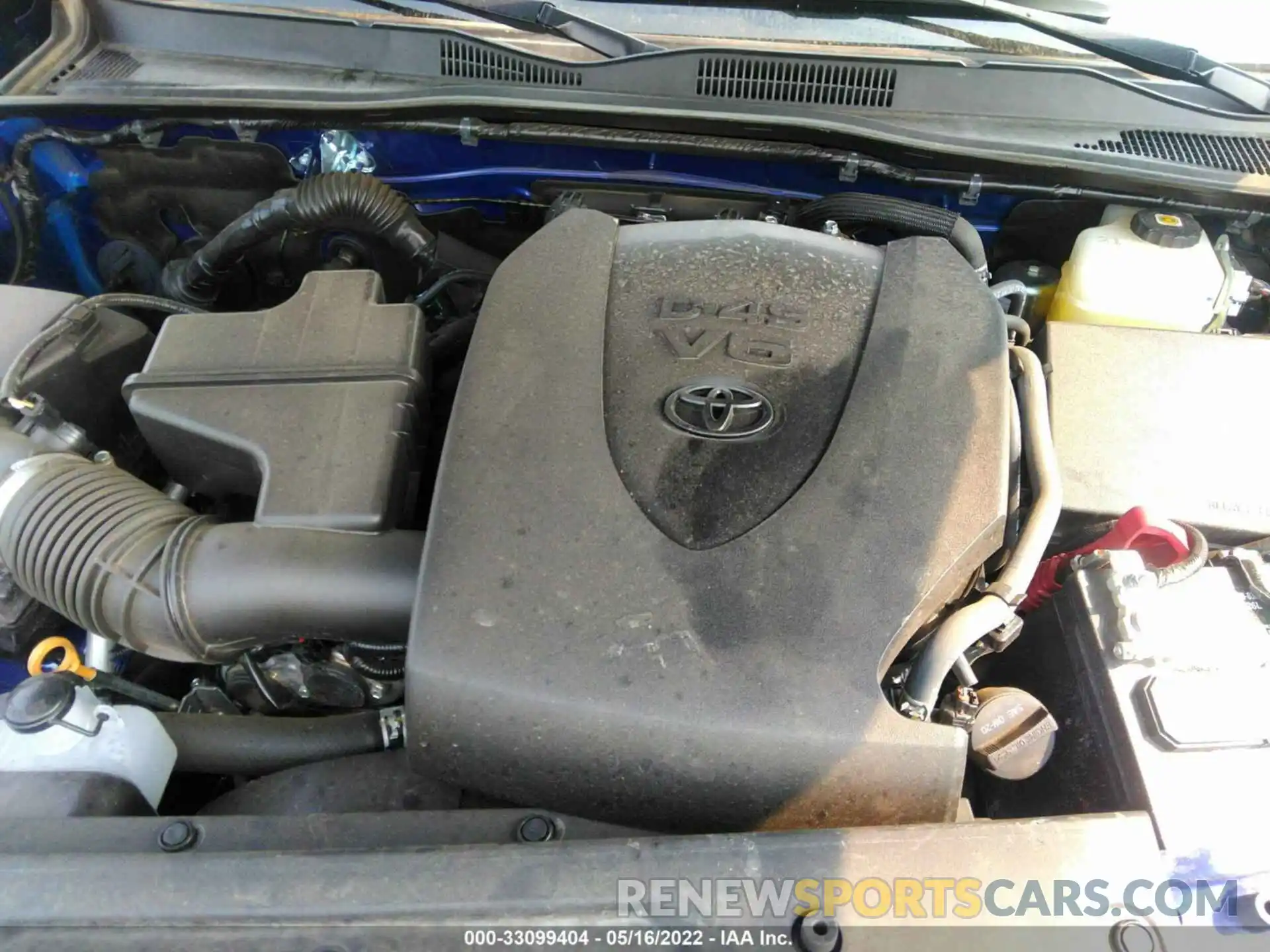 10 Photograph of a damaged car 3TMDZ5BN7NM123702 TOYOTA TACOMA 4WD 2022