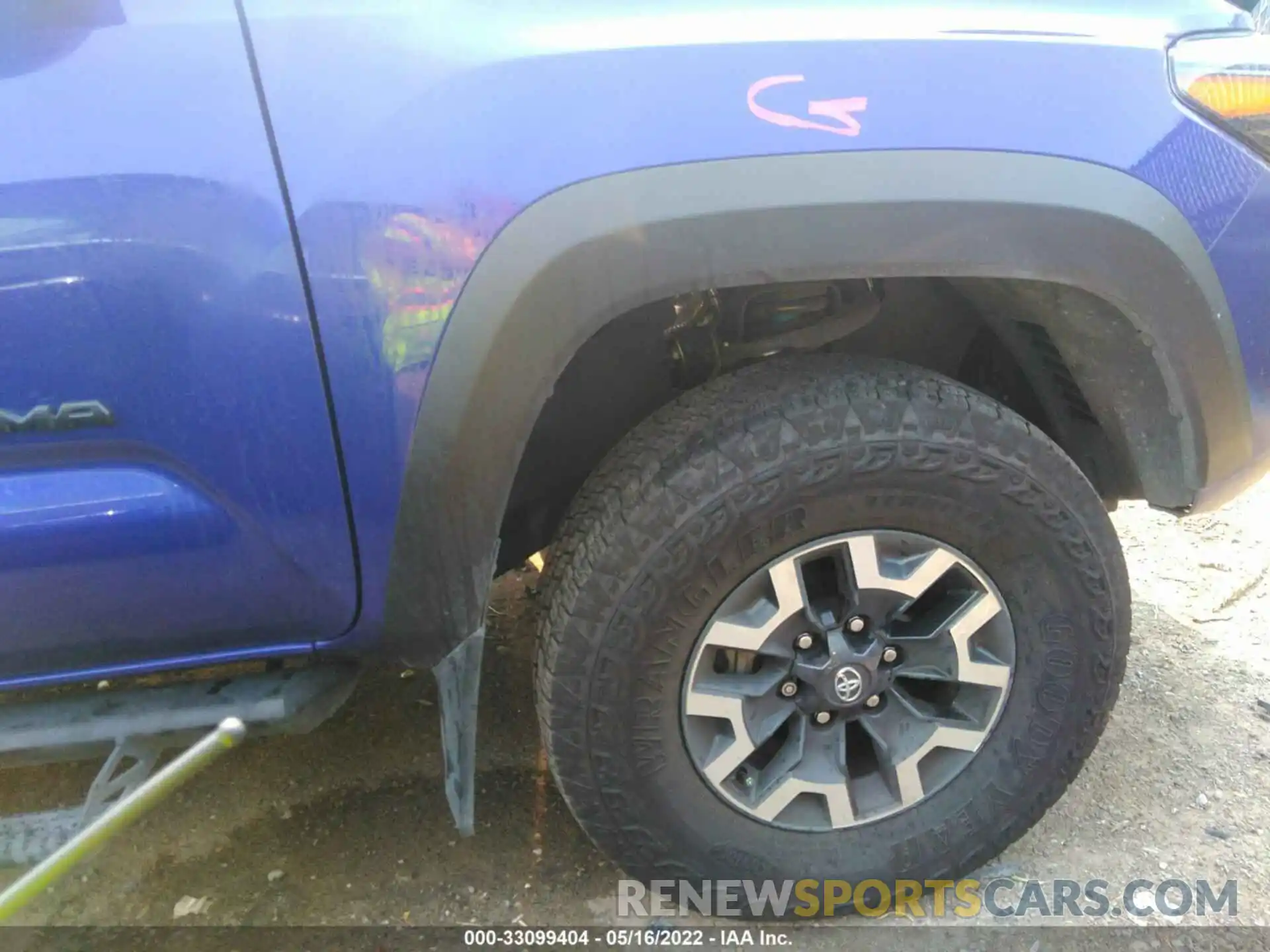 14 Photograph of a damaged car 3TMDZ5BN7NM123702 TOYOTA TACOMA 4WD 2022