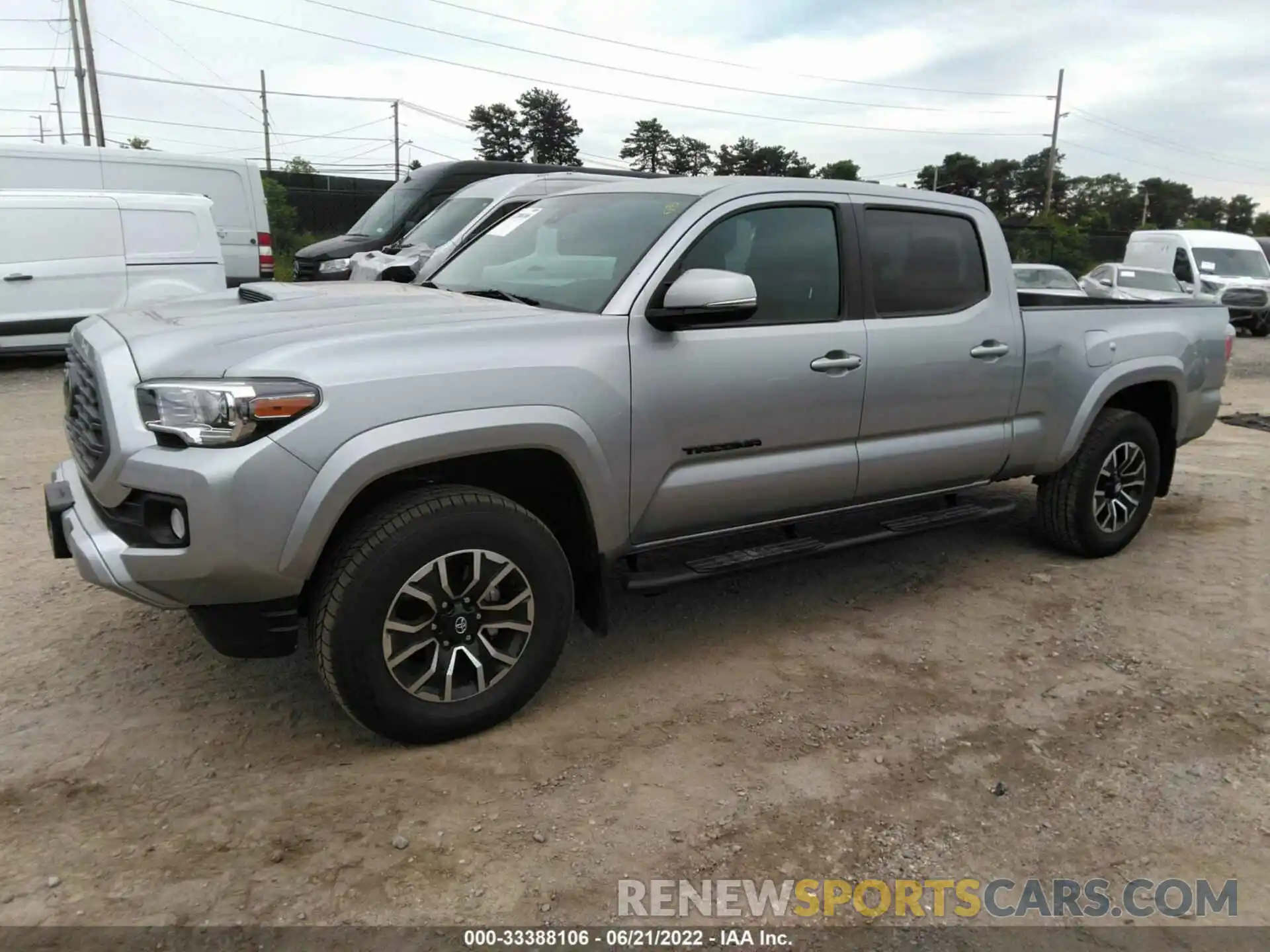 2 Photograph of a damaged car 3TMDZ5BN7NM127586 TOYOTA TACOMA 4WD 2022