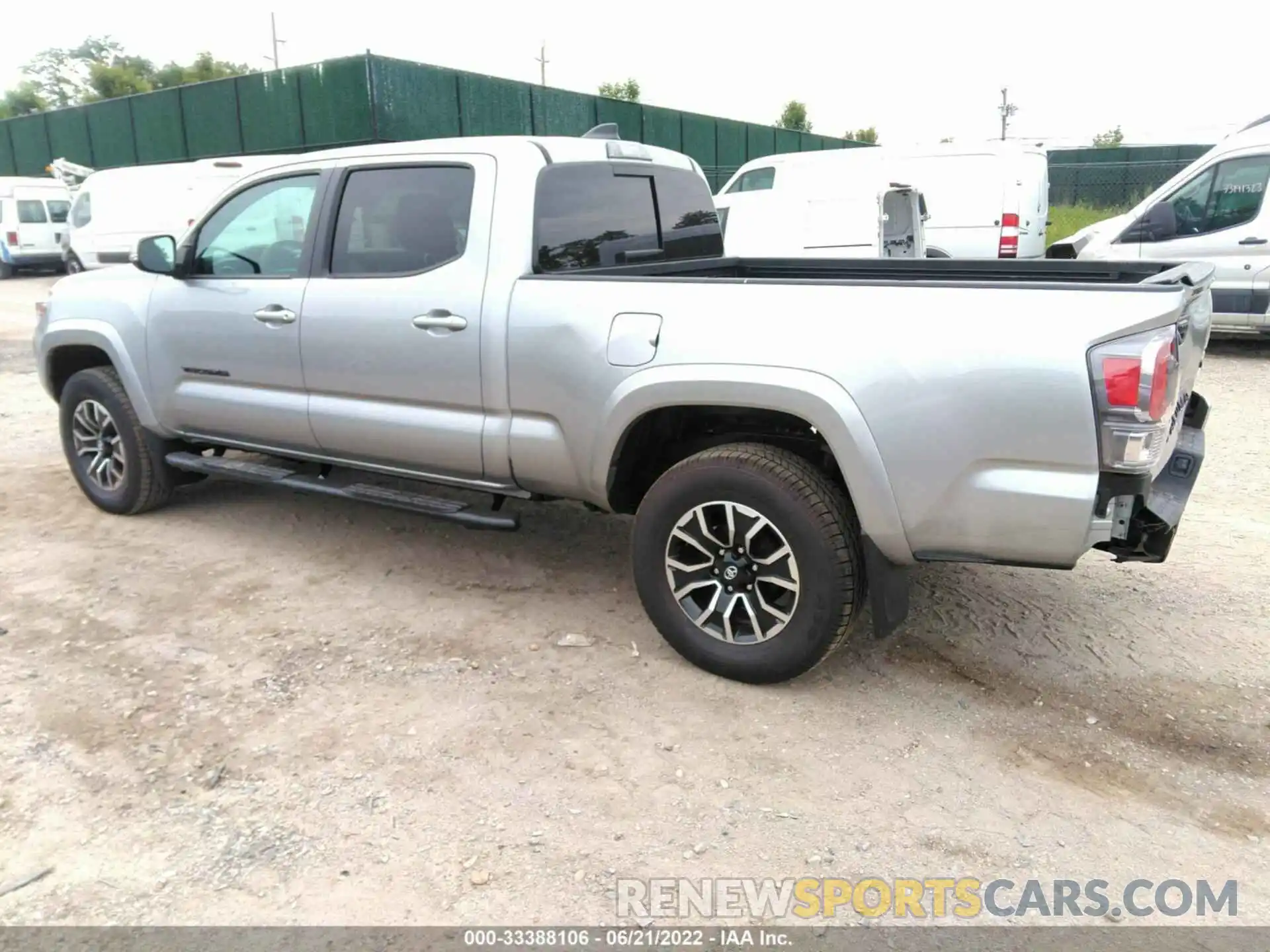 3 Photograph of a damaged car 3TMDZ5BN7NM127586 TOYOTA TACOMA 4WD 2022