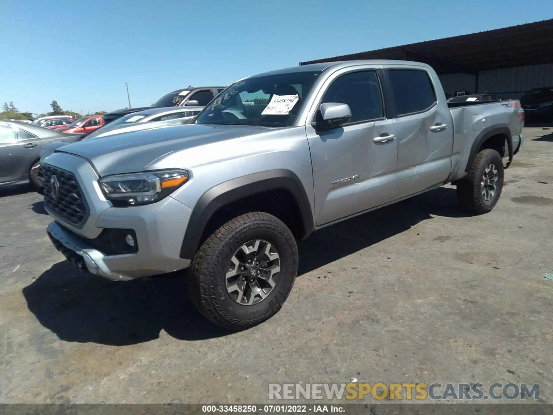 2 Photograph of a damaged car 3TMDZ5BN8NM131436 TOYOTA TACOMA 4WD 2022