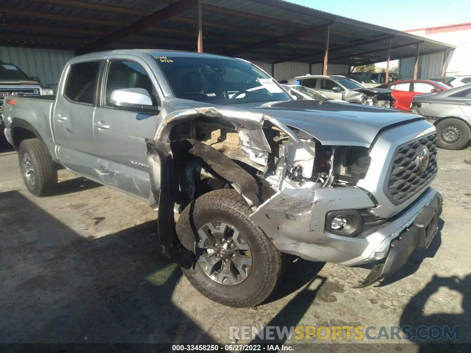 6 Photograph of a damaged car 3TMDZ5BN8NM131436 TOYOTA TACOMA 4WD 2022