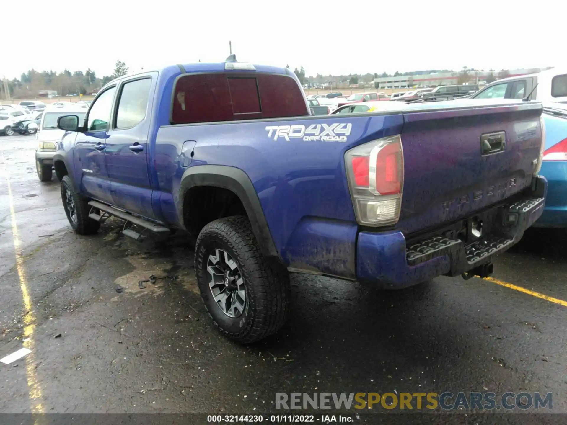 3 Photograph of a damaged car 3TMDZ5BN9NM122762 TOYOTA TACOMA 4WD 2022