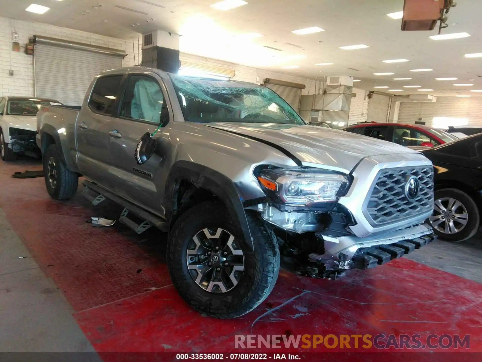 1 Photograph of a damaged car 3TMDZ5BNXNM126304 TOYOTA TACOMA 4WD 2022