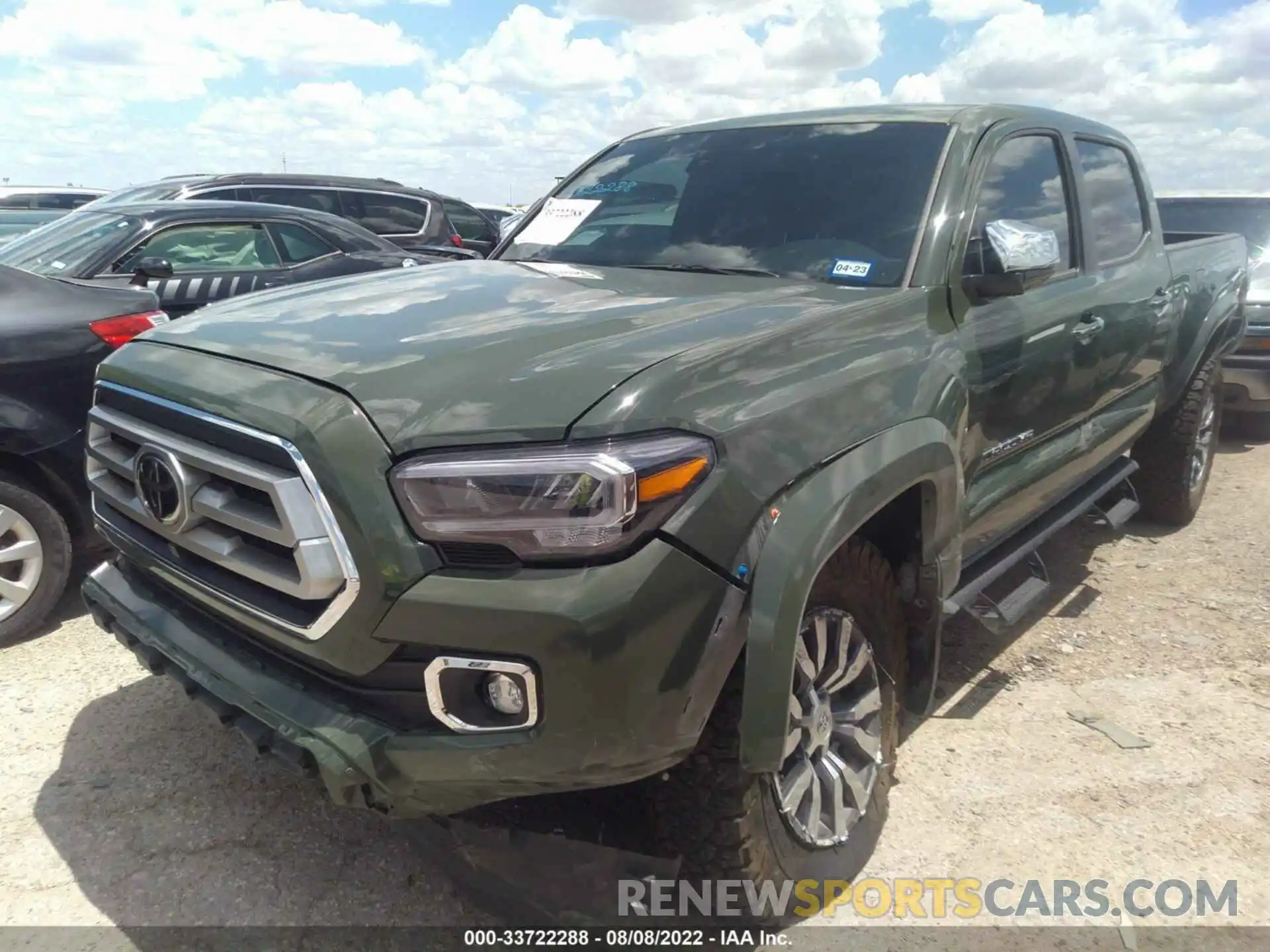 6 Photograph of a damaged car 3TMHZ5BN7NM123796 TOYOTA TACOMA 4WD 2022