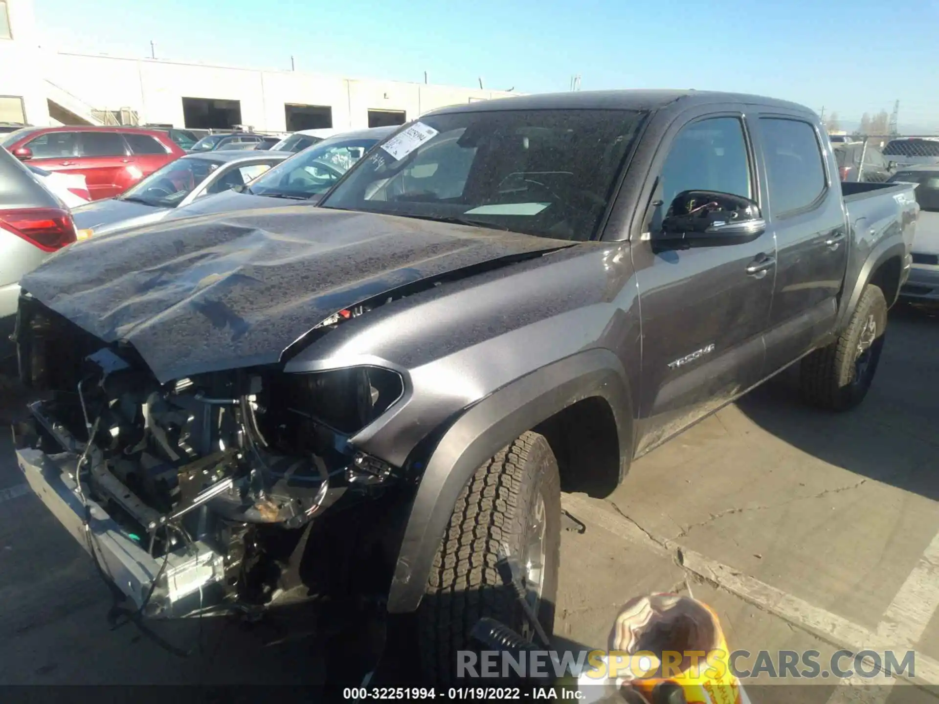 2 Photograph of a damaged car 3TYCZ5AN2NT055942 TOYOTA TACOMA 4WD 2022