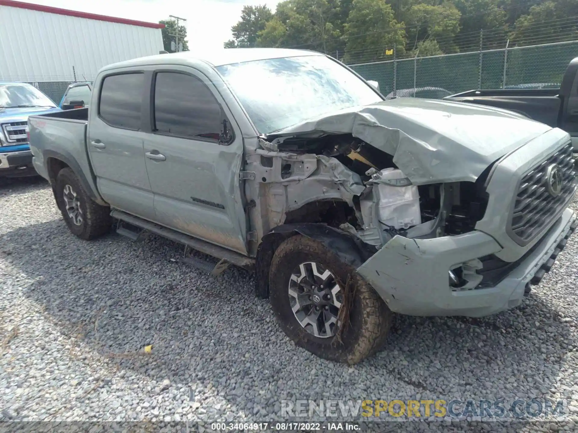 1 Photograph of a damaged car 3TYCZ5AN3NT063919 TOYOTA TACOMA 4WD 2022