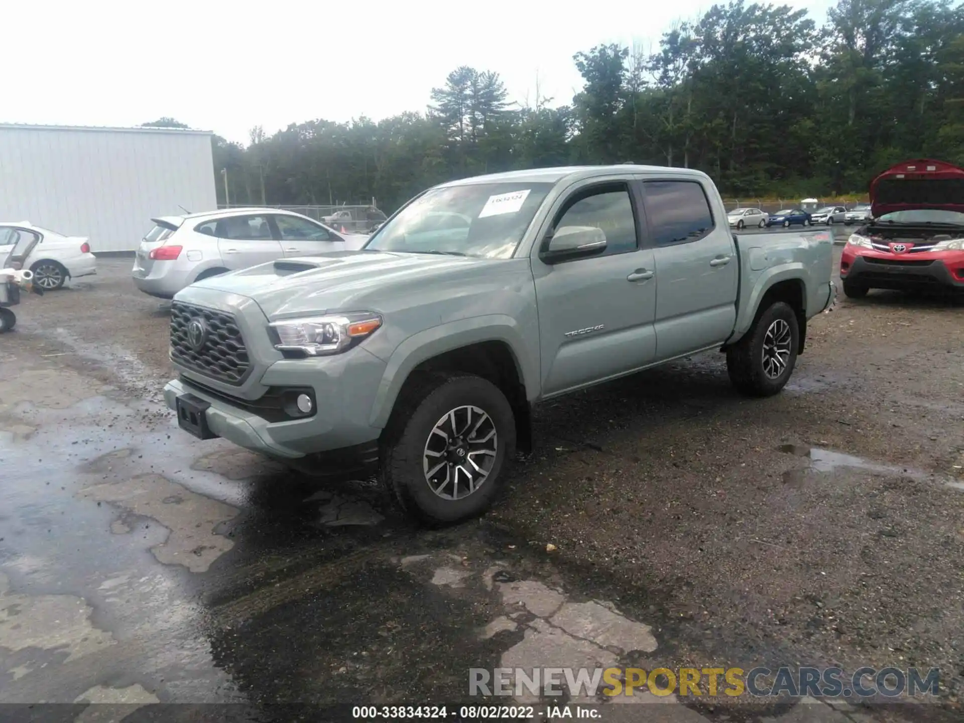 2 Фотография поврежденного автомобиля 3TYCZ5AN7NT070694 TOYOTA TACOMA 4WD 2022