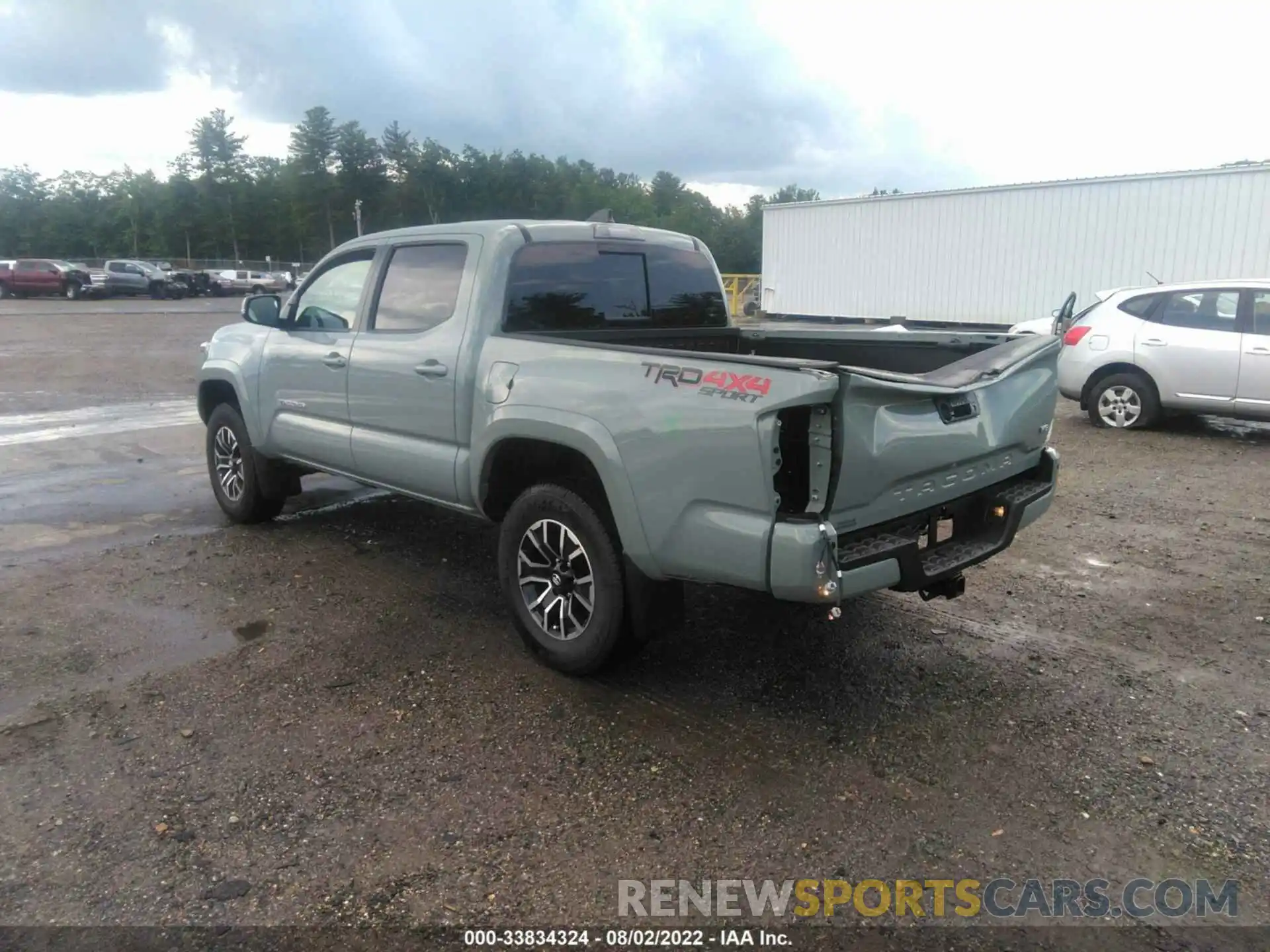 3 Фотография поврежденного автомобиля 3TYCZ5AN7NT070694 TOYOTA TACOMA 4WD 2022