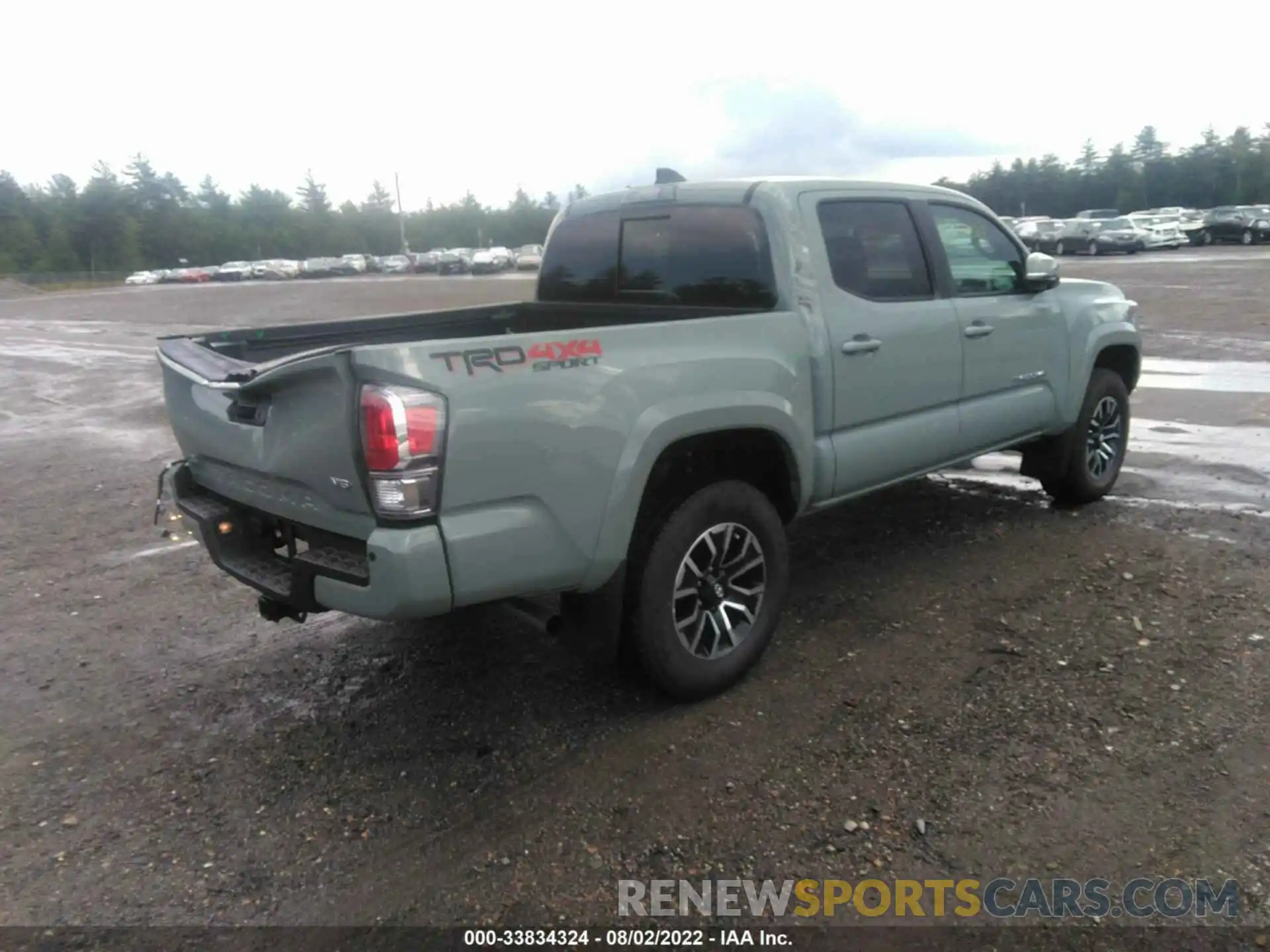 4 Фотография поврежденного автомобиля 3TYCZ5AN7NT070694 TOYOTA TACOMA 4WD 2022