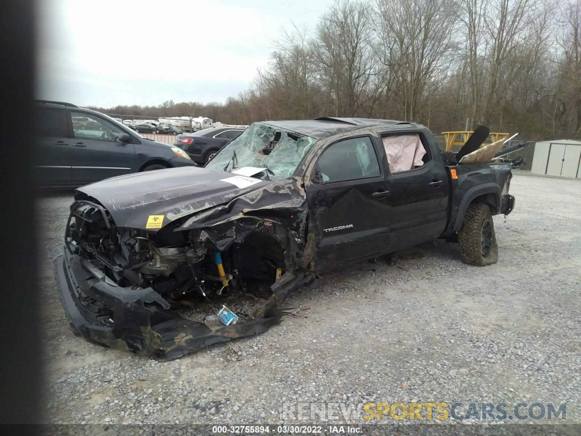 2 Photograph of a damaged car 3TYCZ5AN9NT053590 TOYOTA TACOMA 4WD 2022