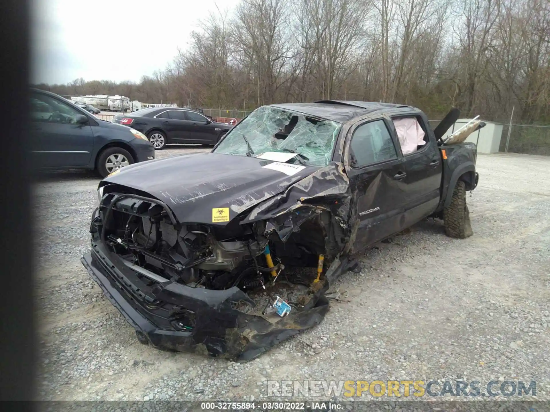 6 Photograph of a damaged car 3TYCZ5AN9NT053590 TOYOTA TACOMA 4WD 2022