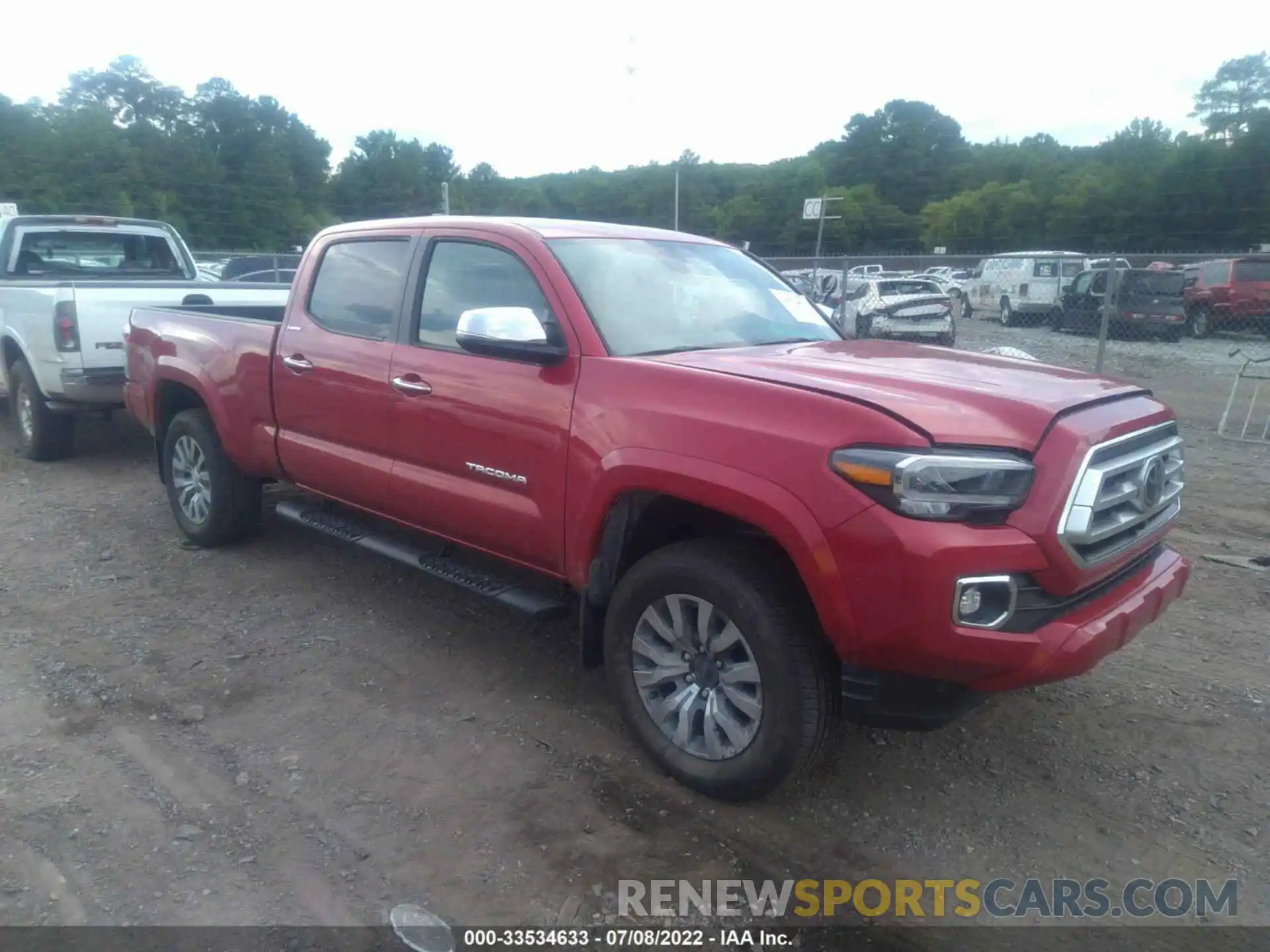 1 Photograph of a damaged car 3TYHZ5BN6NT011107 TOYOTA TACOMA 4WD 2022