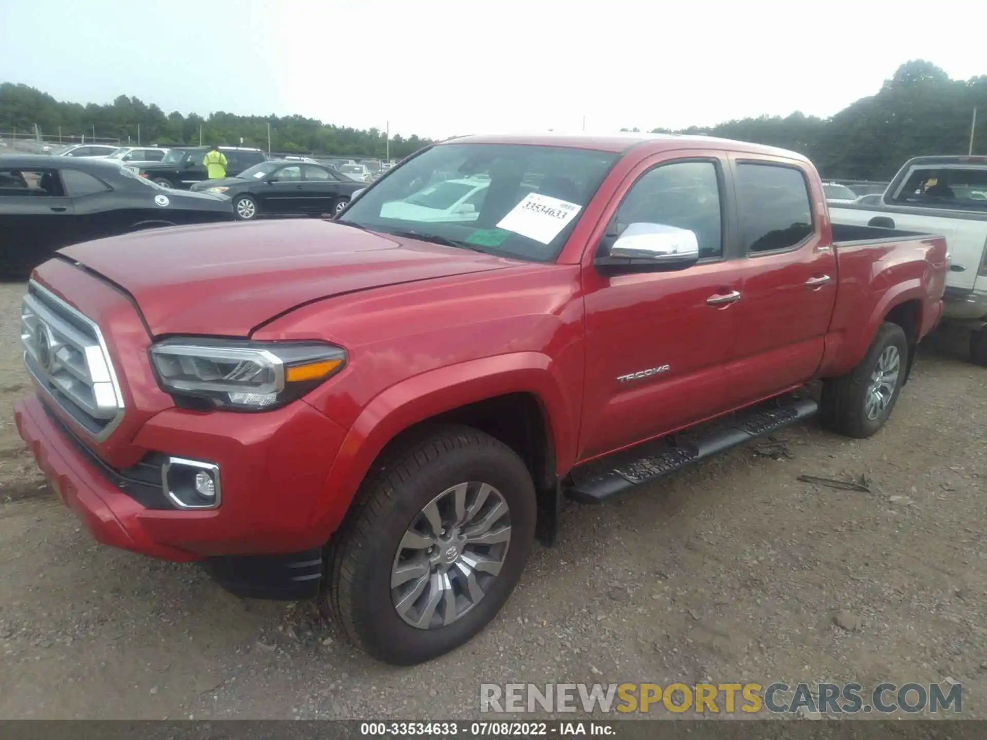 2 Photograph of a damaged car 3TYHZ5BN6NT011107 TOYOTA TACOMA 4WD 2022