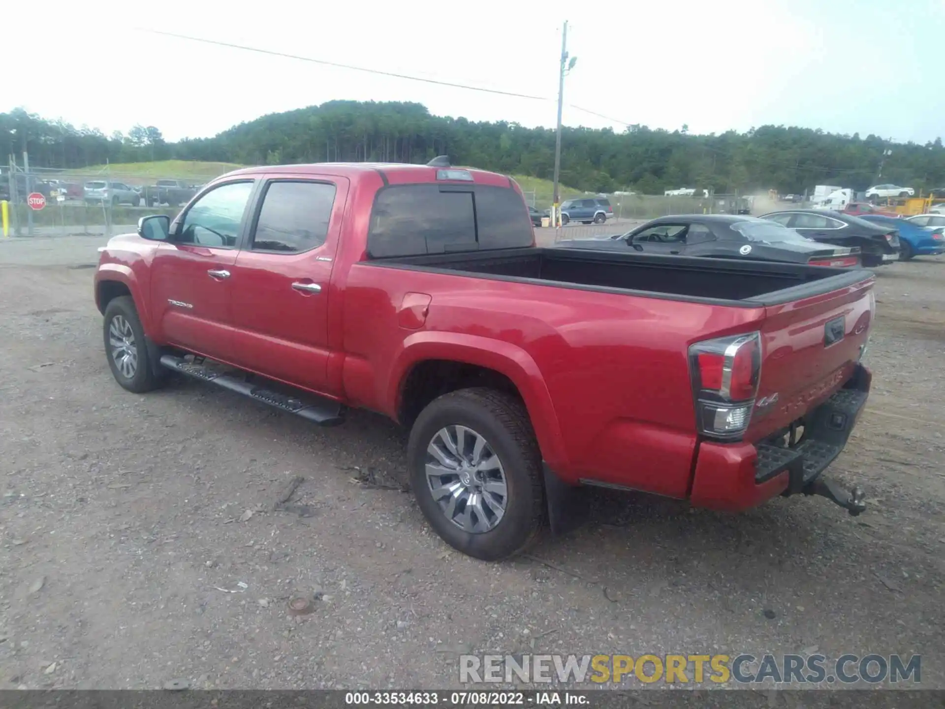 3 Photograph of a damaged car 3TYHZ5BN6NT011107 TOYOTA TACOMA 4WD 2022