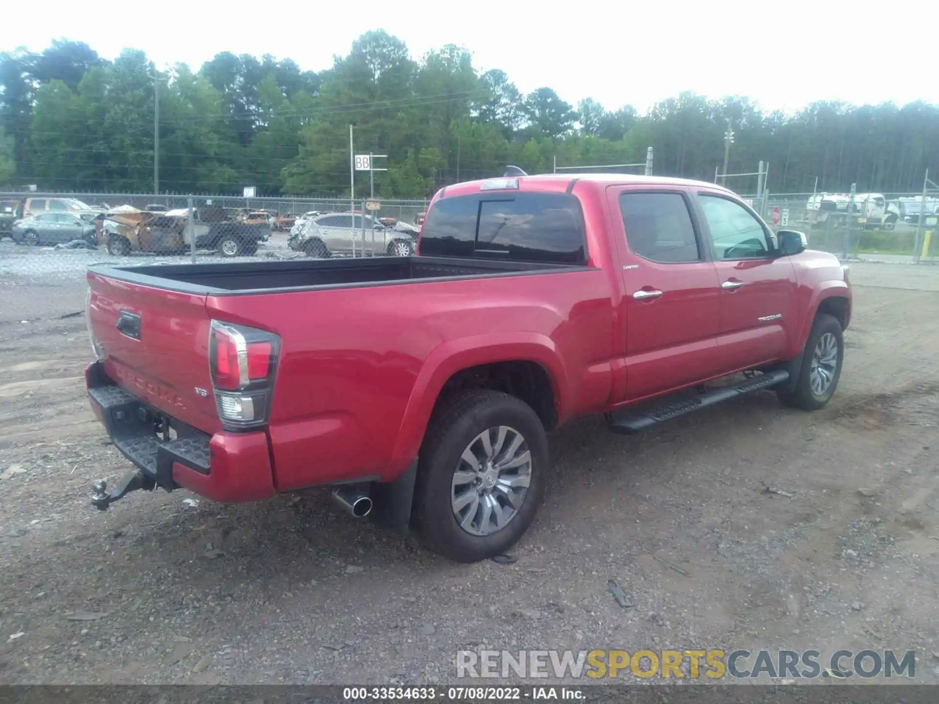 4 Photograph of a damaged car 3TYHZ5BN6NT011107 TOYOTA TACOMA 4WD 2022