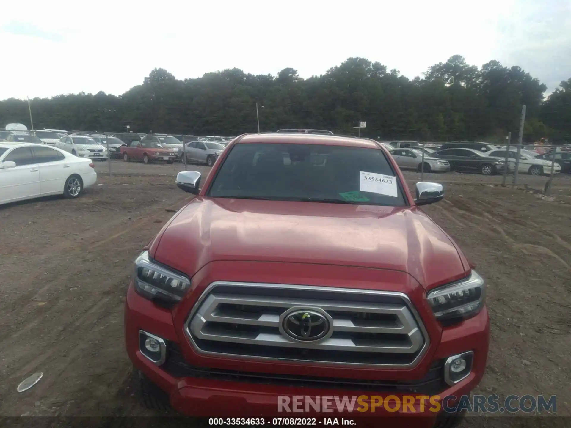 6 Photograph of a damaged car 3TYHZ5BN6NT011107 TOYOTA TACOMA 4WD 2022