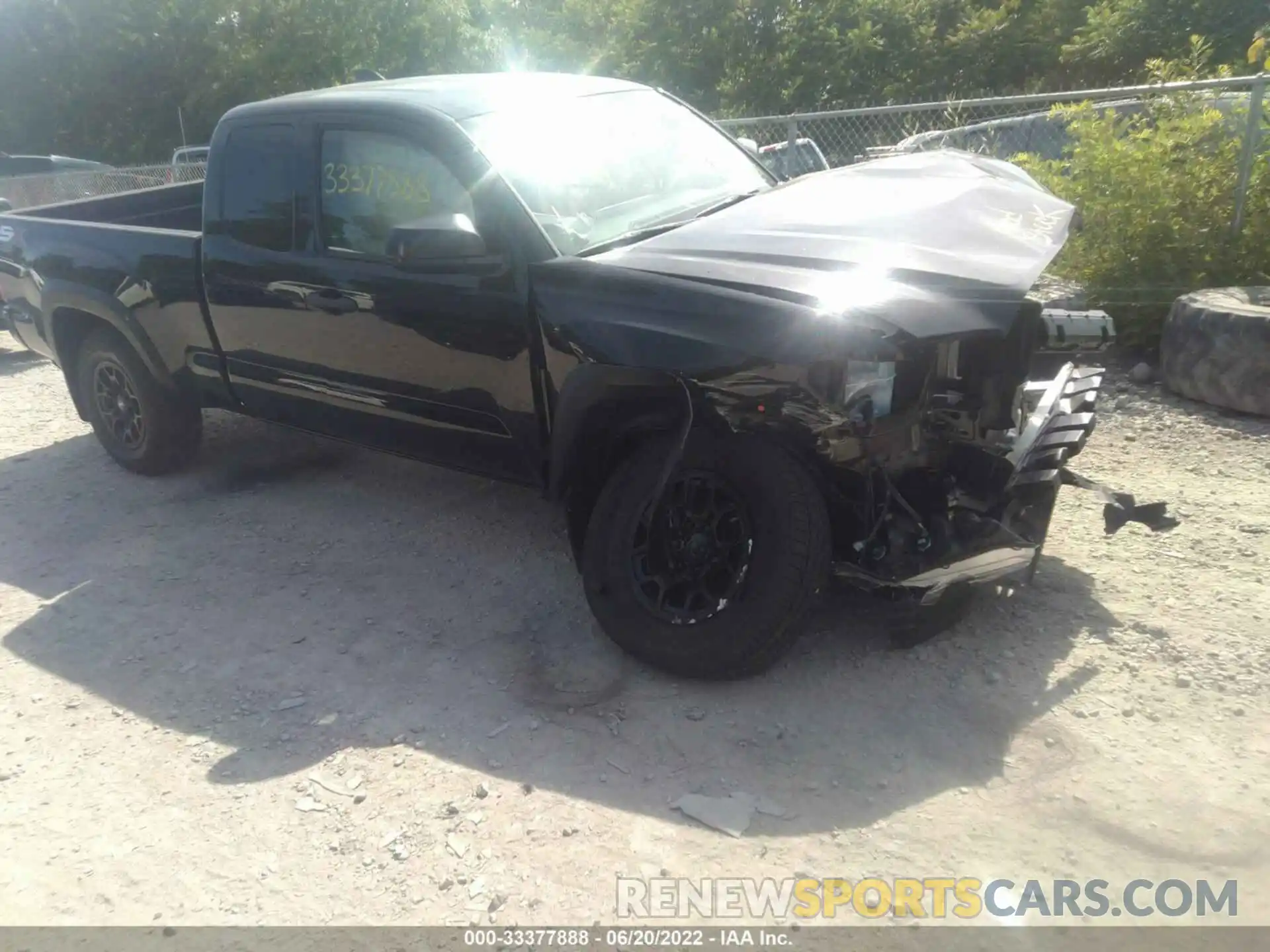 1 Photograph of a damaged car 3TYSX5EN2NT013413 TOYOTA TACOMA 4WD 2022