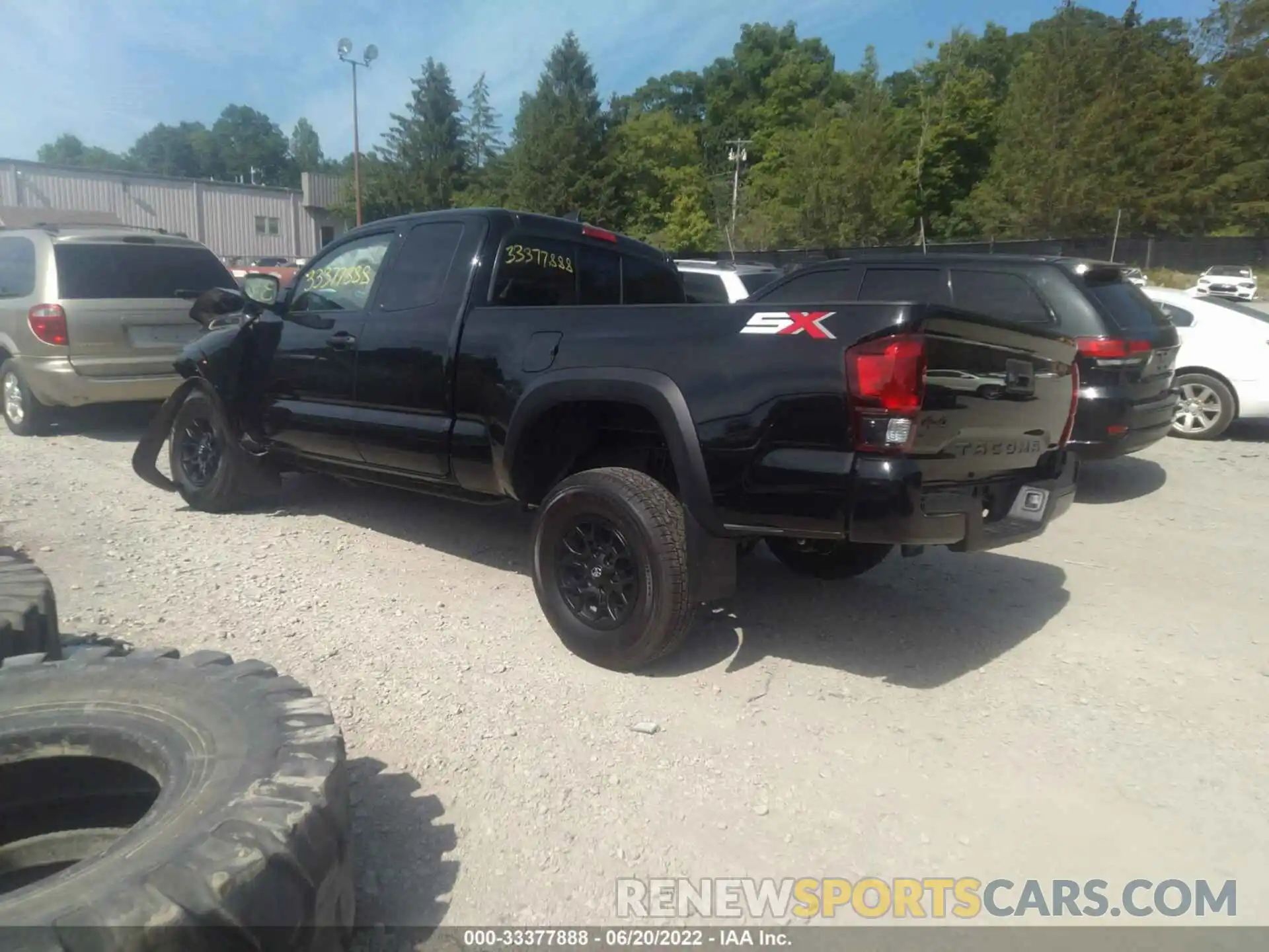 3 Photograph of a damaged car 3TYSX5EN2NT013413 TOYOTA TACOMA 4WD 2022