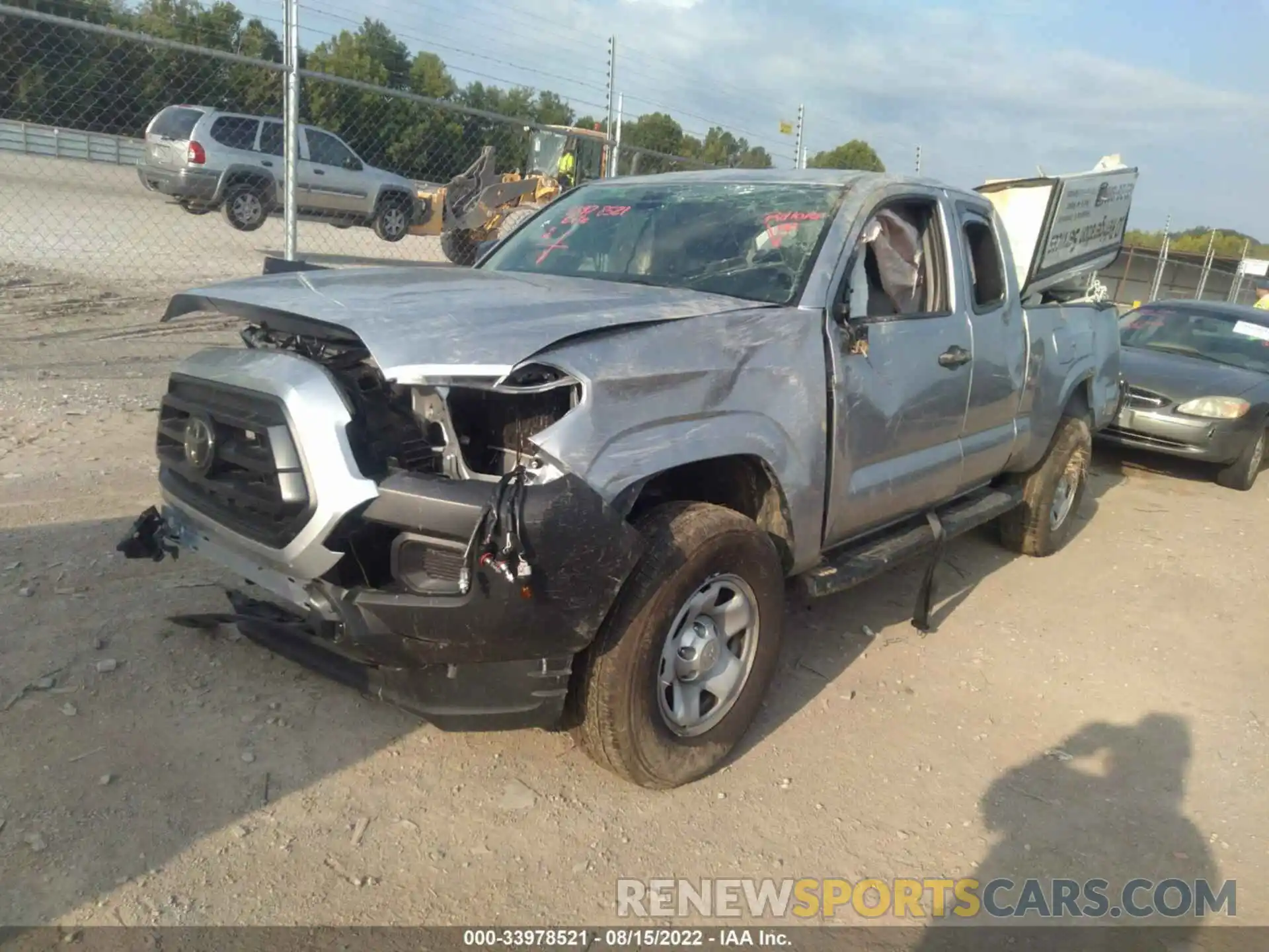 2 Photograph of a damaged car 3TYSX5EN3NT011041 TOYOTA TACOMA 4WD 2022