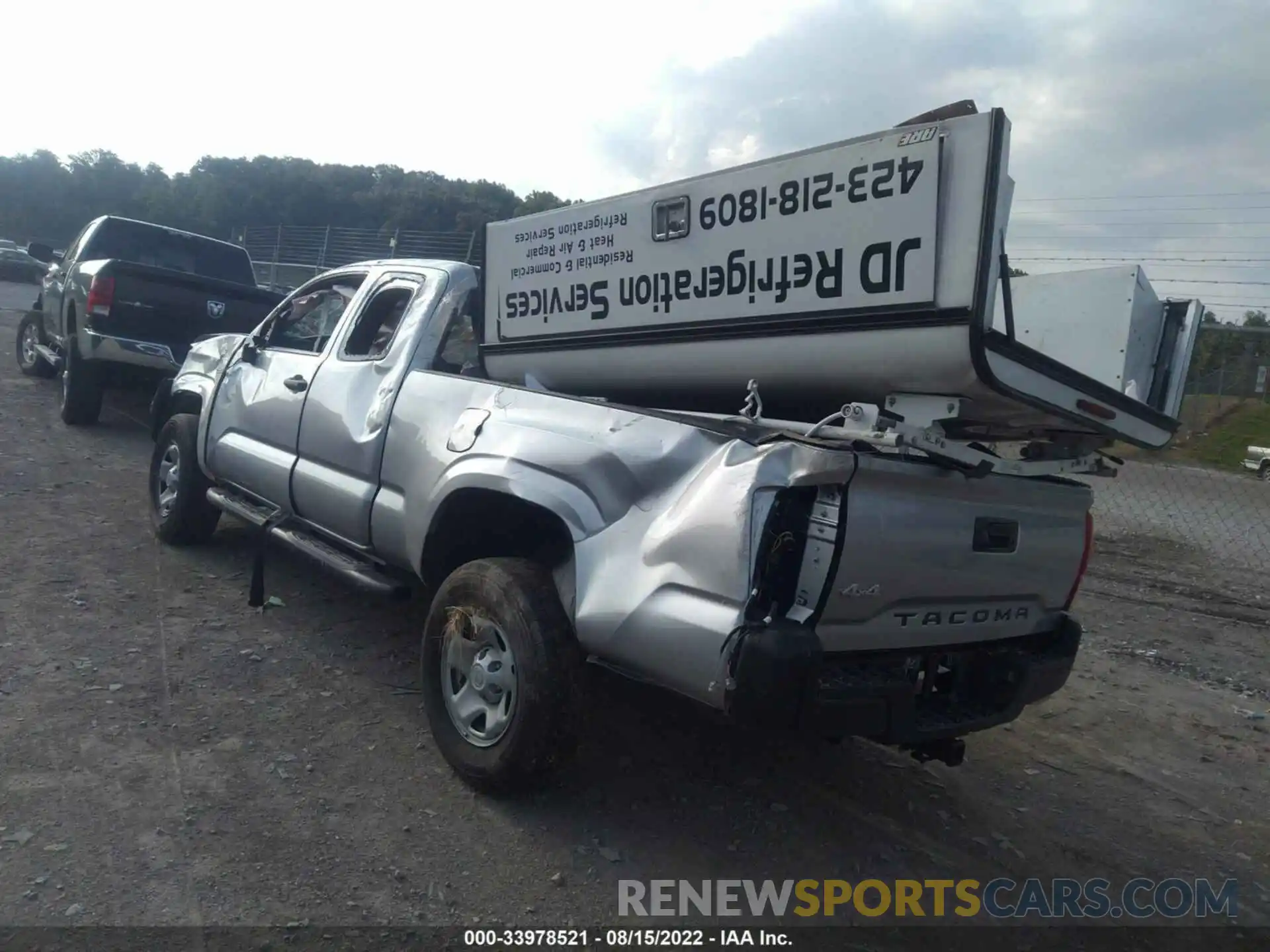 3 Photograph of a damaged car 3TYSX5EN3NT011041 TOYOTA TACOMA 4WD 2022